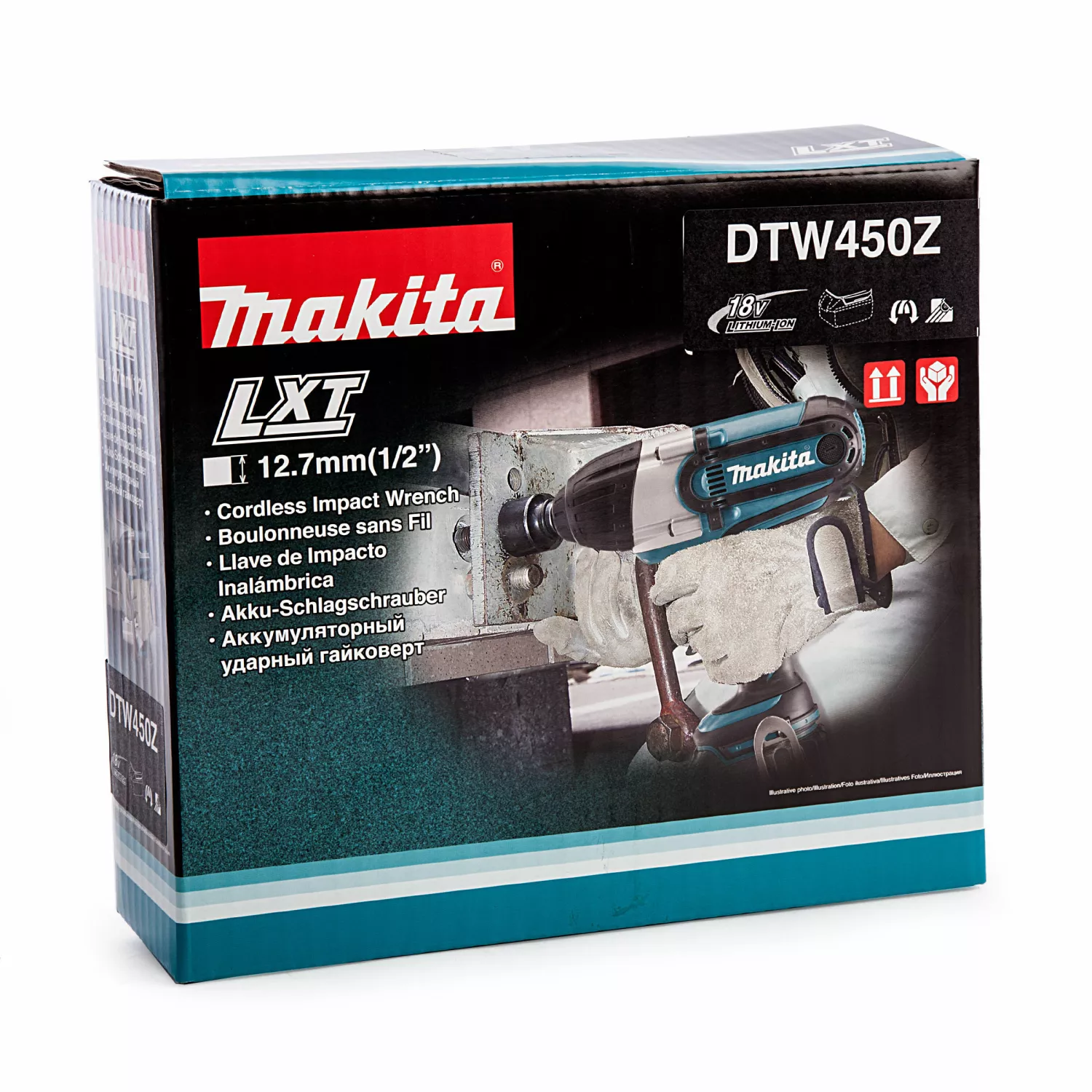 Makita DTW450Z - Boulonneuse à chocs sans-fil 18V Li-ion - 440 Nm - 1/2" - Machine seule-image