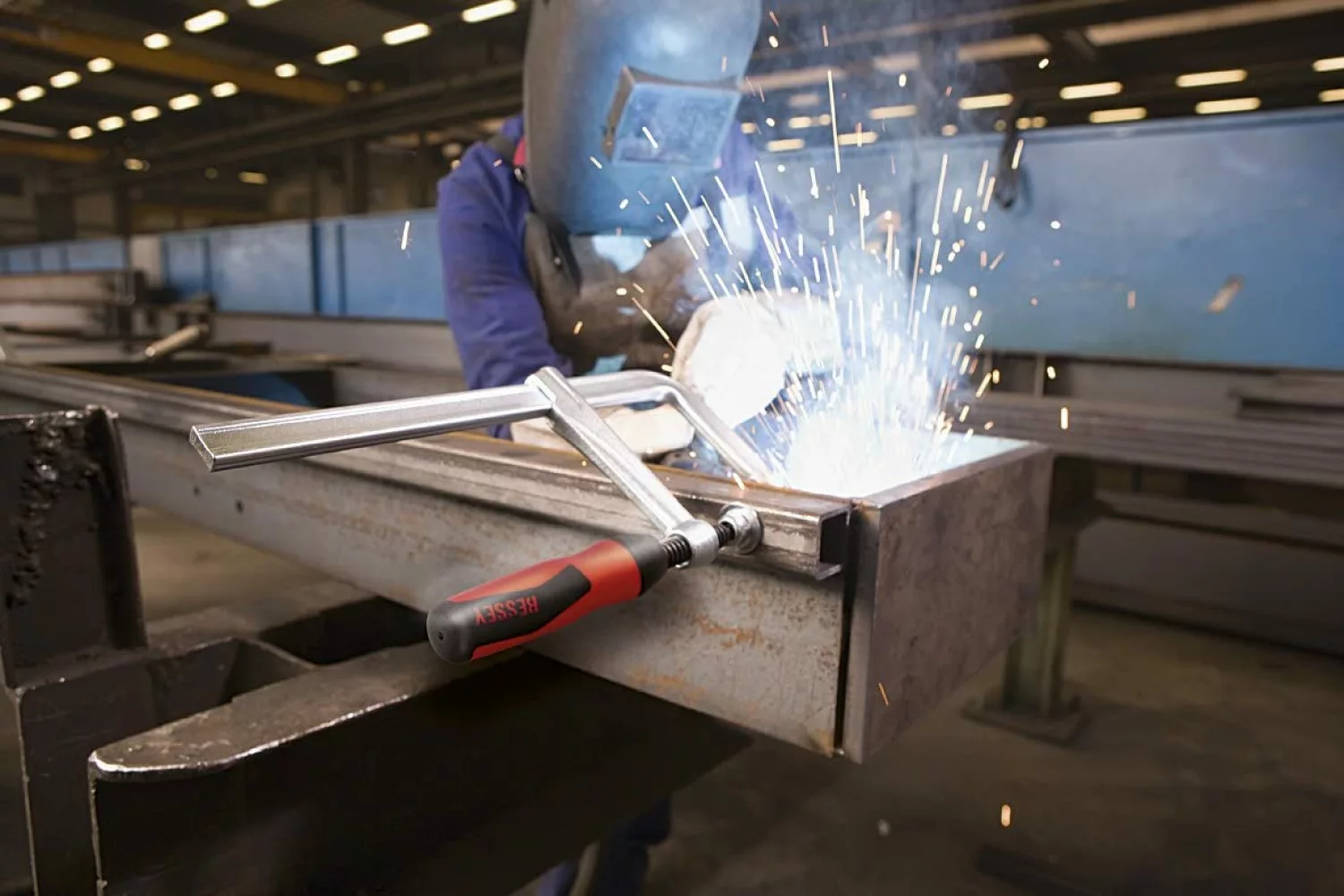 Bessey GZ20 - Presse à vis tout acier avec poignée bois GZ - 200 x 100-image