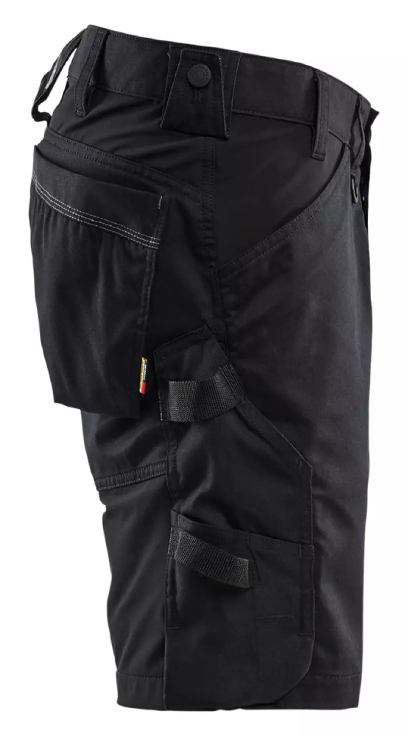 Blåkläder 1753 2-weg stretch Werkshort - Zwart - Maat 52-image
