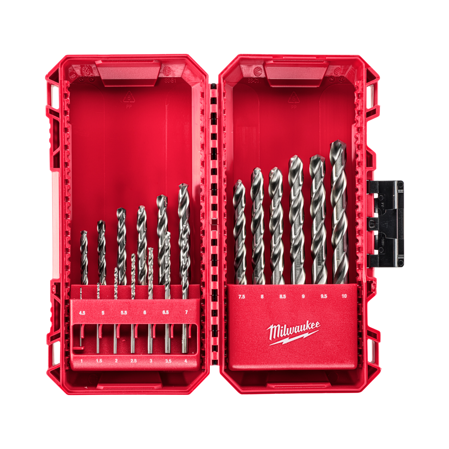 Milwaukee 4932493869 19-delige HSS-Ground Metaaborenset 1-10mm - Thunderweb - in Packout-image