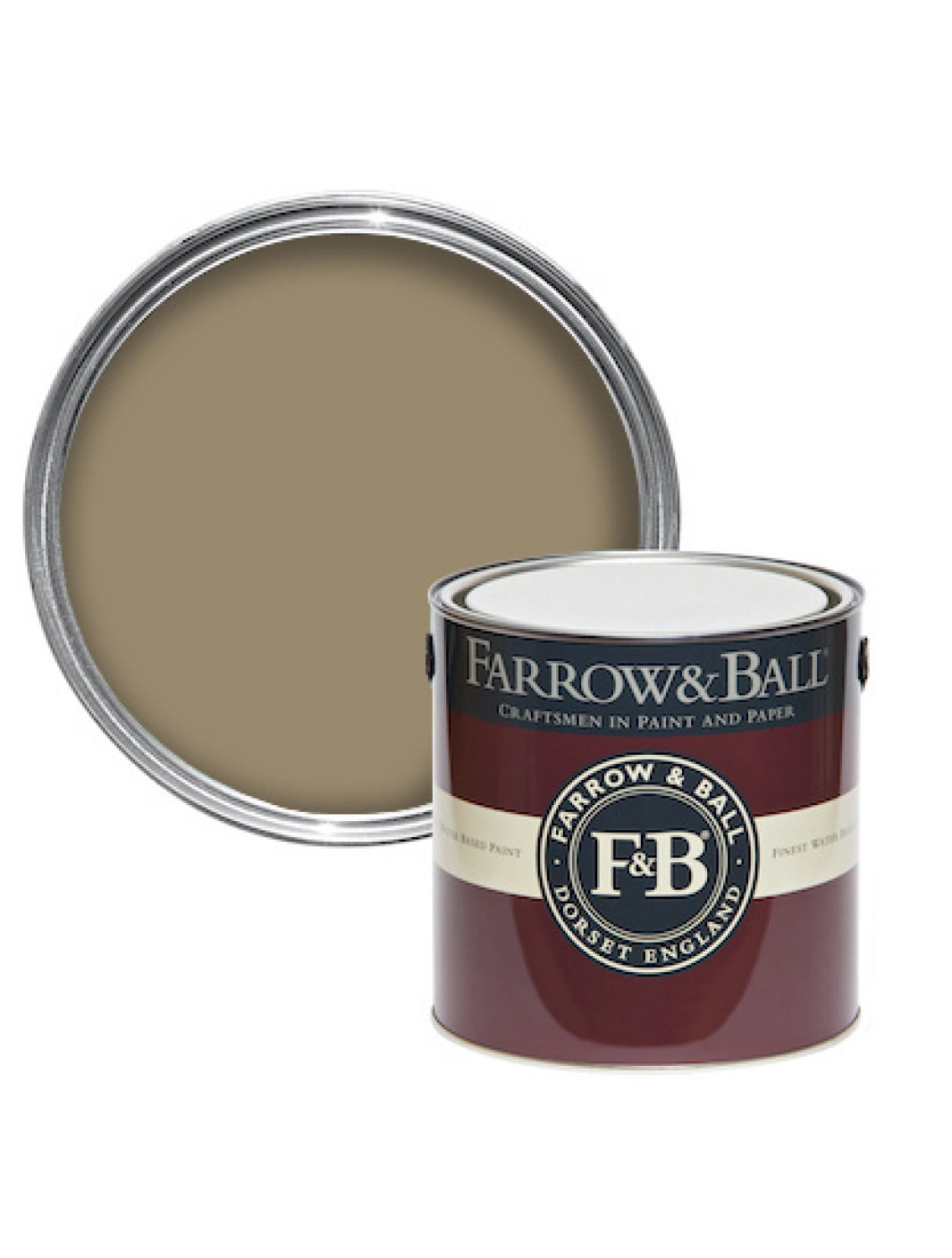 Farrow & Ball Modern Eggshell Drab No. 41 - 5L-image