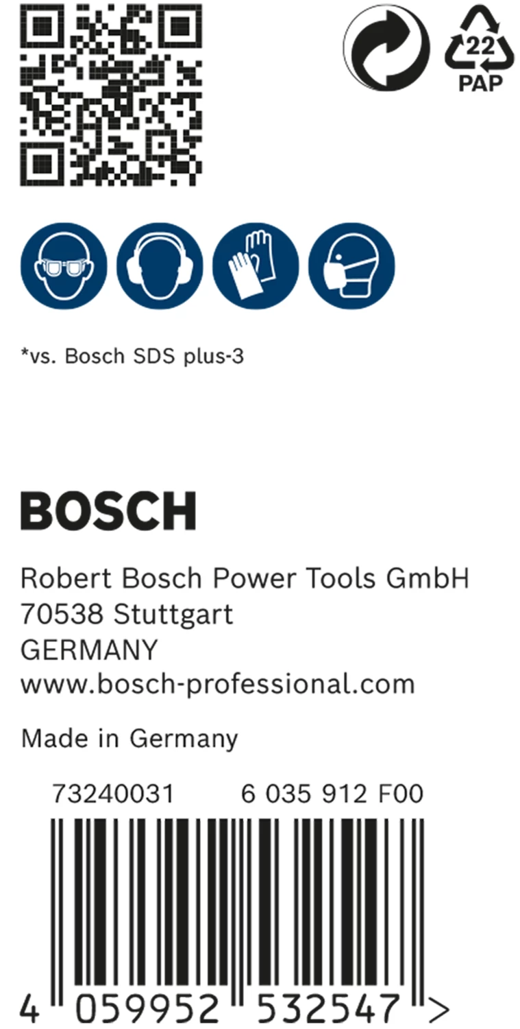 Bosch 2608900181 EXPERT Hamerboor SDS plus-7X 30st 6x100x165mm-image
