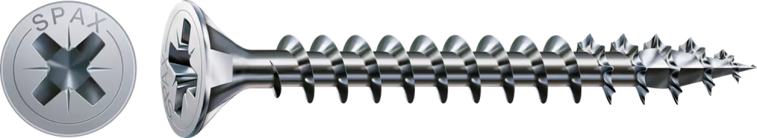SPAX Universele schroef - Z2 - Verzonken kop - Voldraad - WIROX - 100st-image