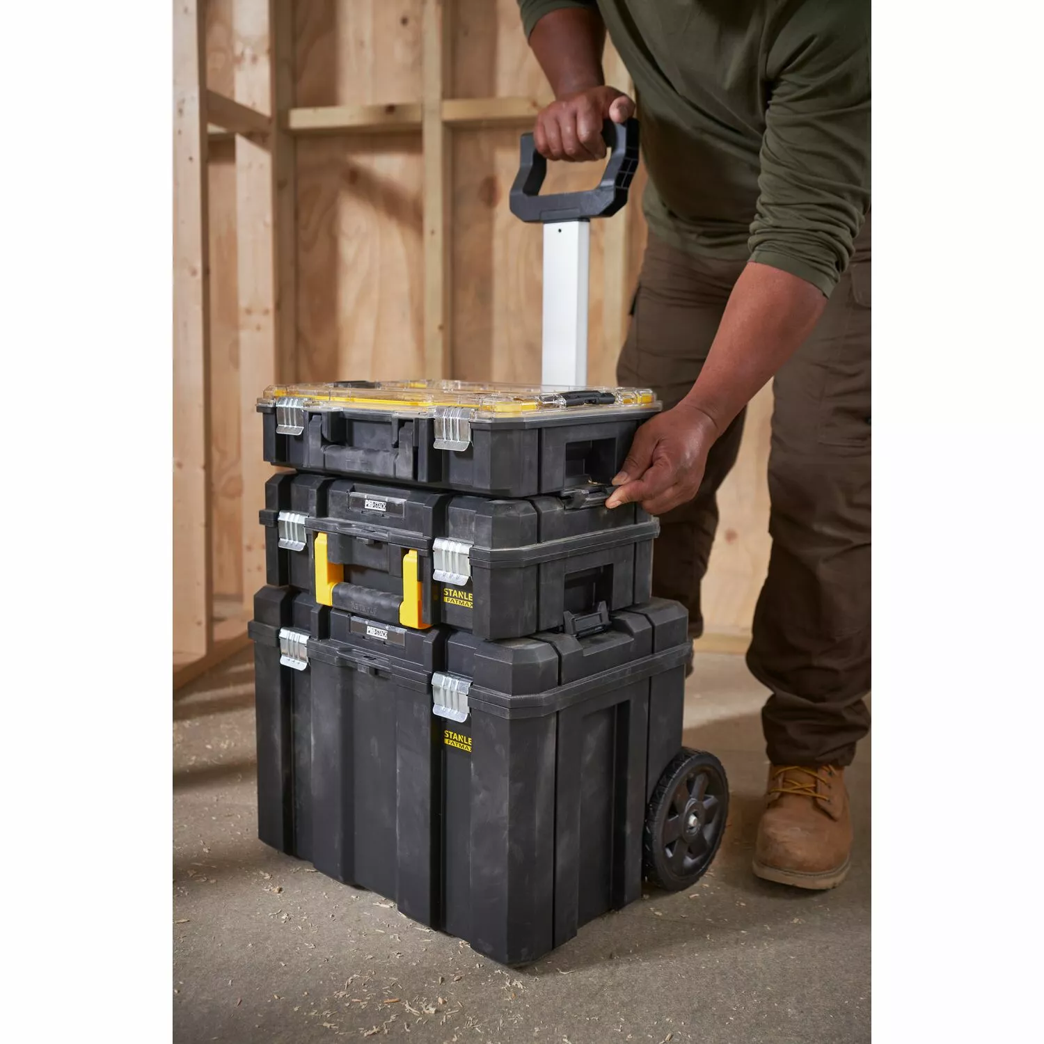 Stanley FMST1-80101 Système de rangement FATMAX PRO-STACK Bonus Pack 3in1-image