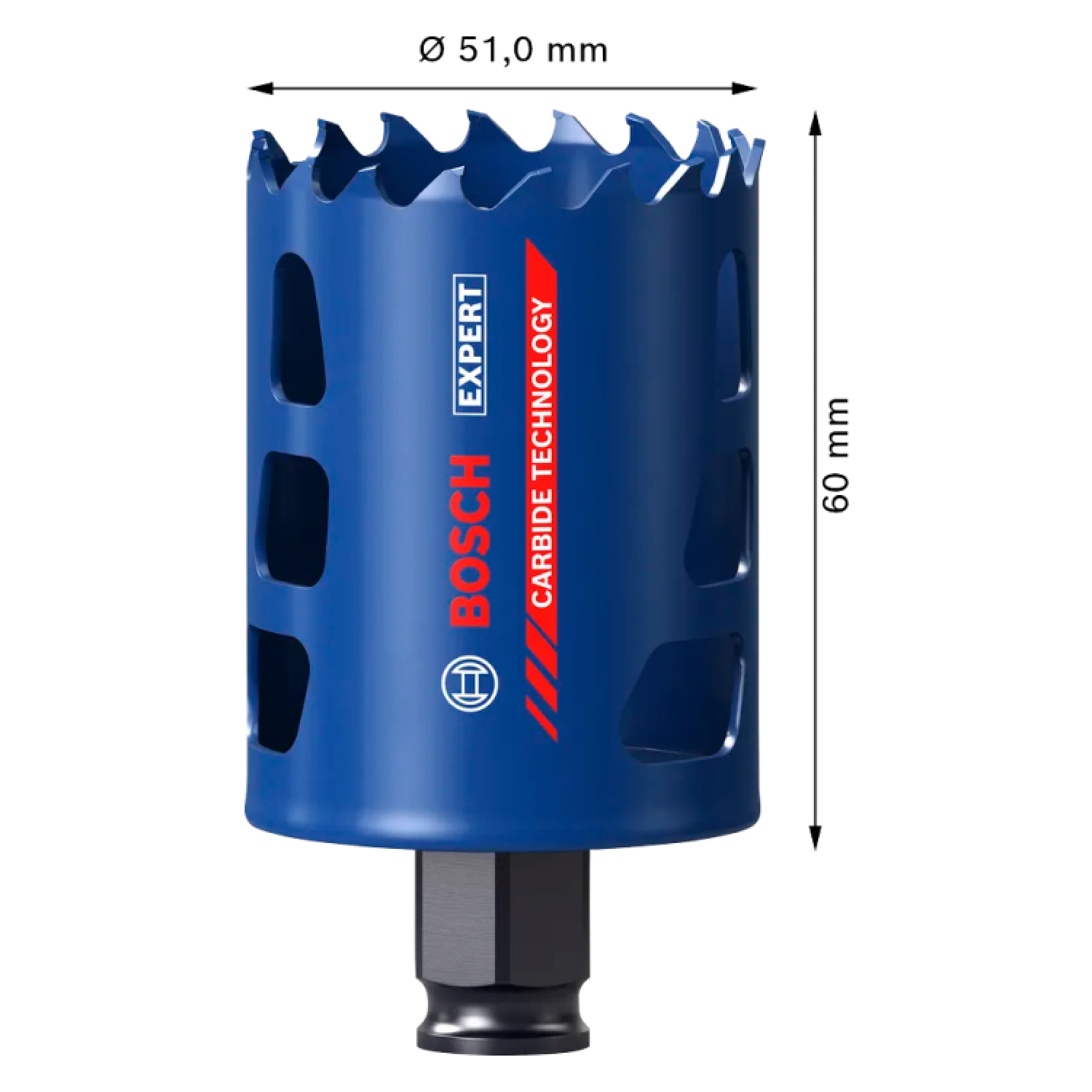 Bosch 2608901887 Expert multi-matériaux plus scie cloche - 51 mm-image