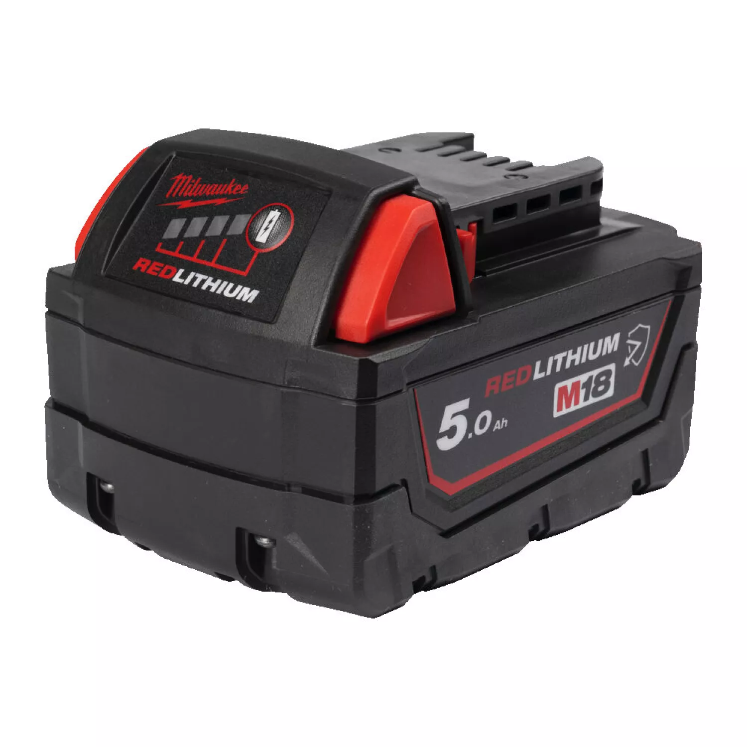 Milwaukee M18 NRGCR-502 Kit de démarrage batterie Li-ion 18 V (2 batteries 5,0 Ah) + chargeur - Résistant aux produits chimiques-image
