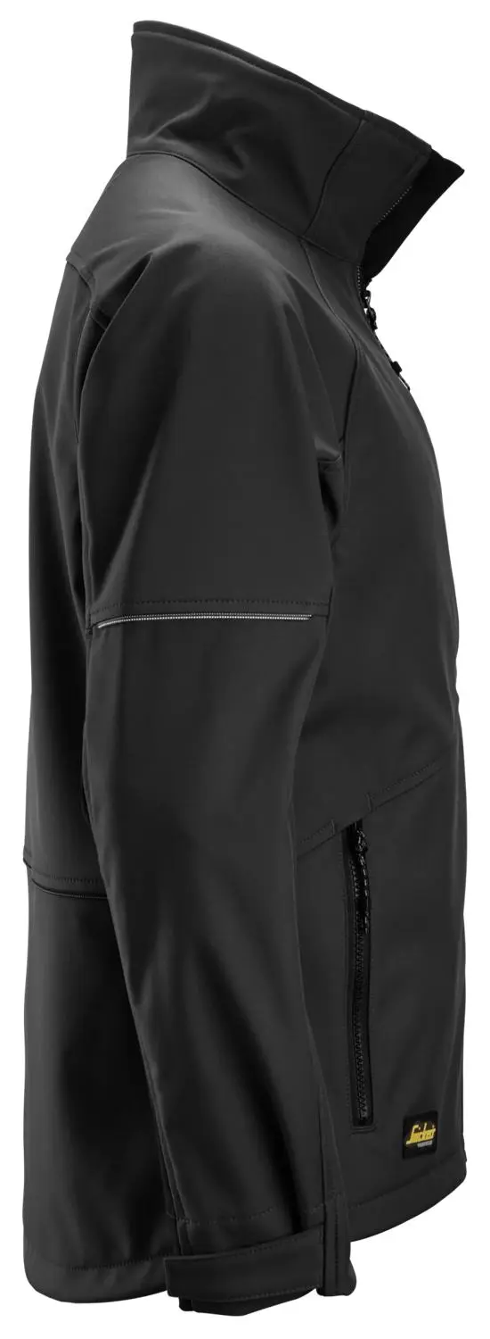 Snickers 1258 AllroundWork Softshell Jack - Zwart - XXXL