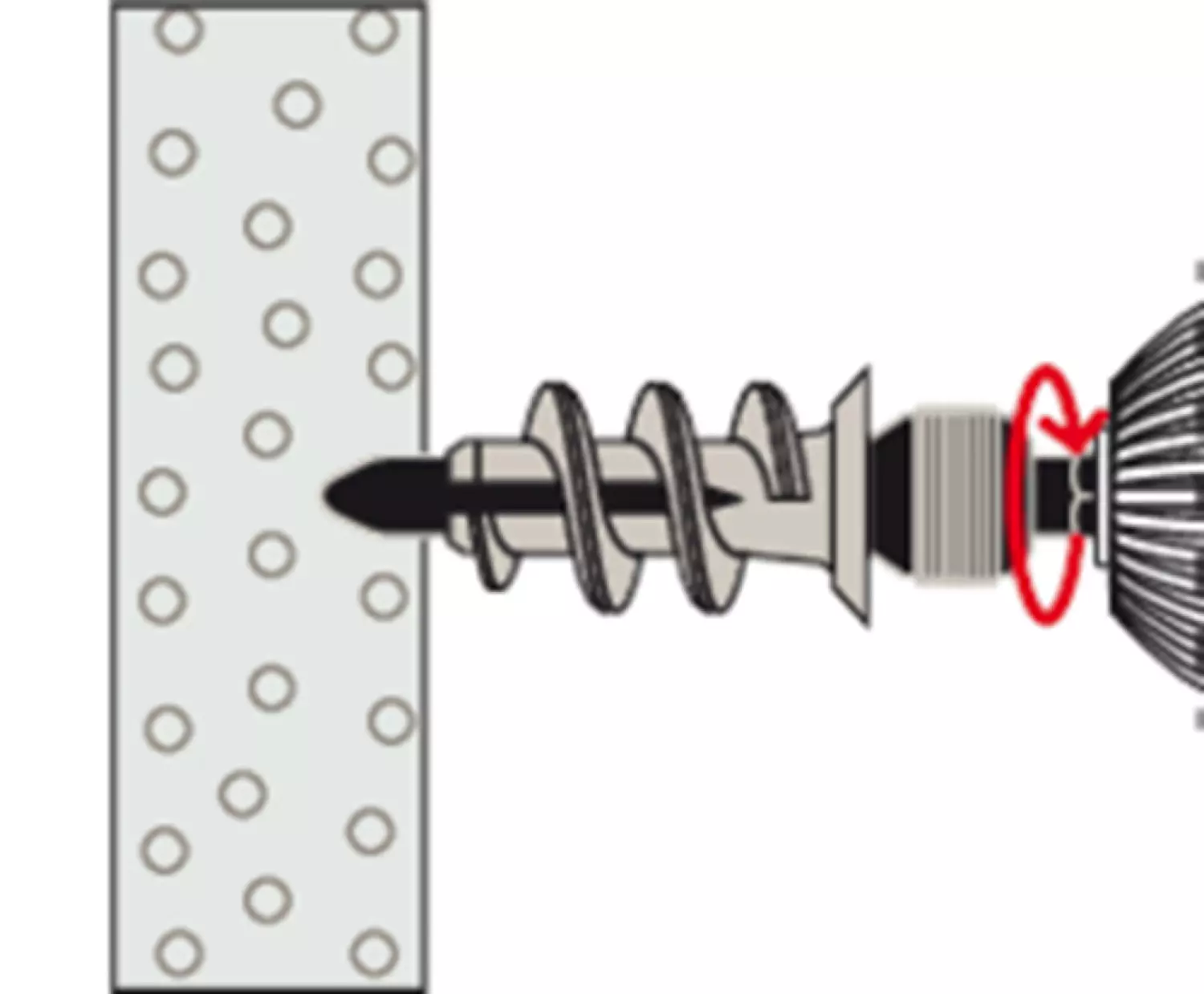 Fischer 52389 Gipsplaatplug GK (100st)-image