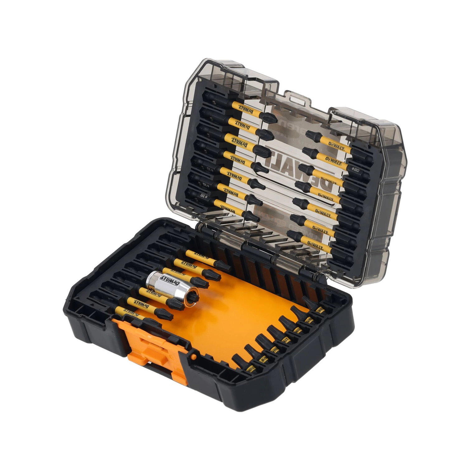 DeWALT X MCLAREN DT70909T-QZ Jeu de 29 embouts de vissage avec porte-embout magnétique pour visseuse à chocs-image