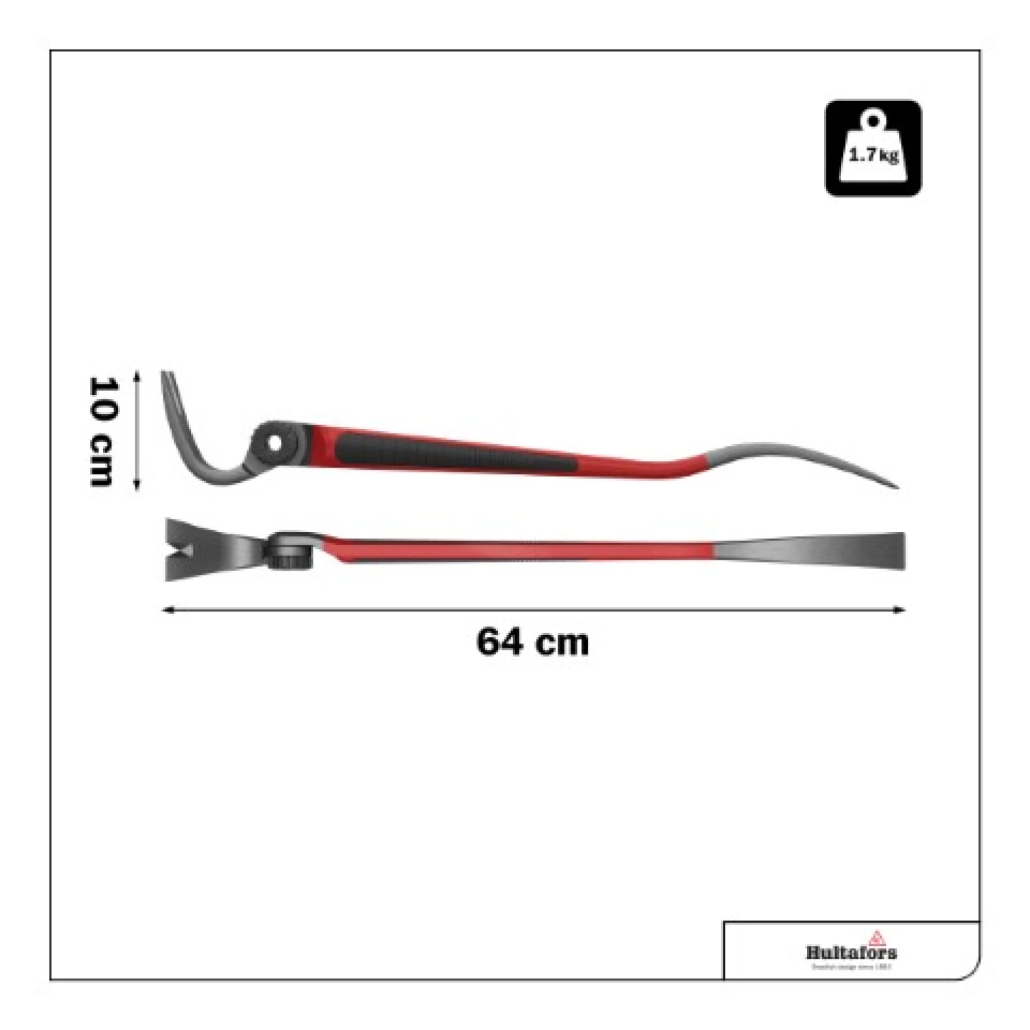 Hultafors 209SB - Pied de biche ajustable - 640mm-image