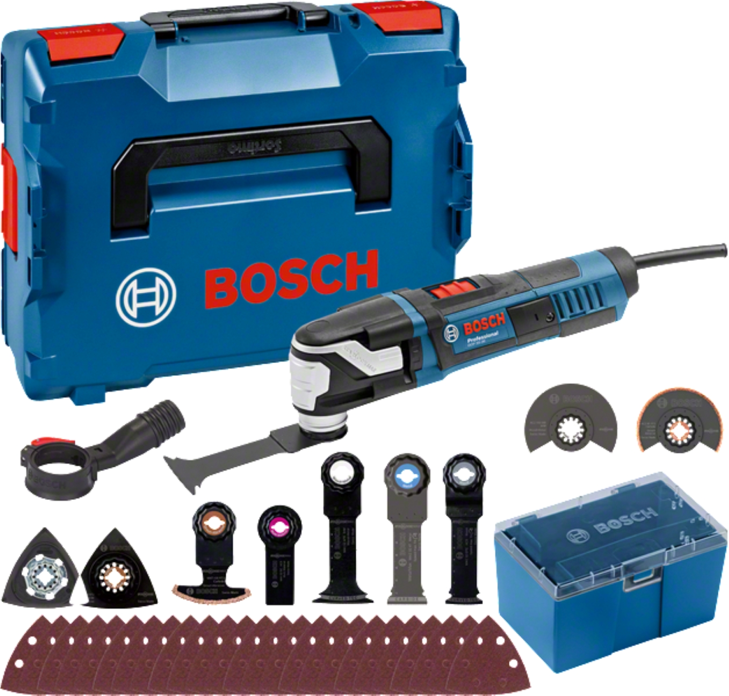 Bosch GOP 55-36 Multitool + 35 delige accessoireset in L-Boxx - 550W-image