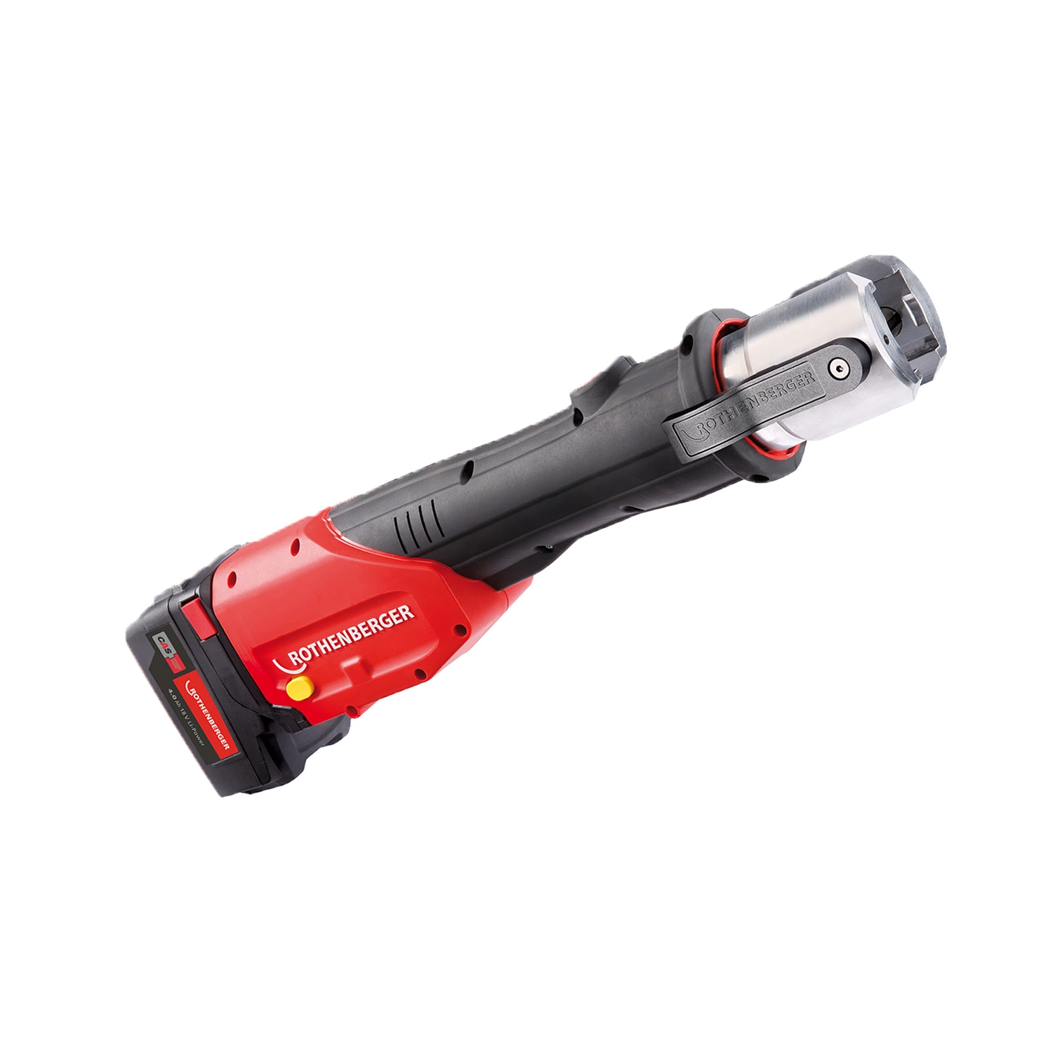 Rothenberger 1000001840 Romax 4000 kit de base de pince à sertir sans fil 18 V (1 batterie 4,0 Ah + chargeur) dans un coffret - CAS-image