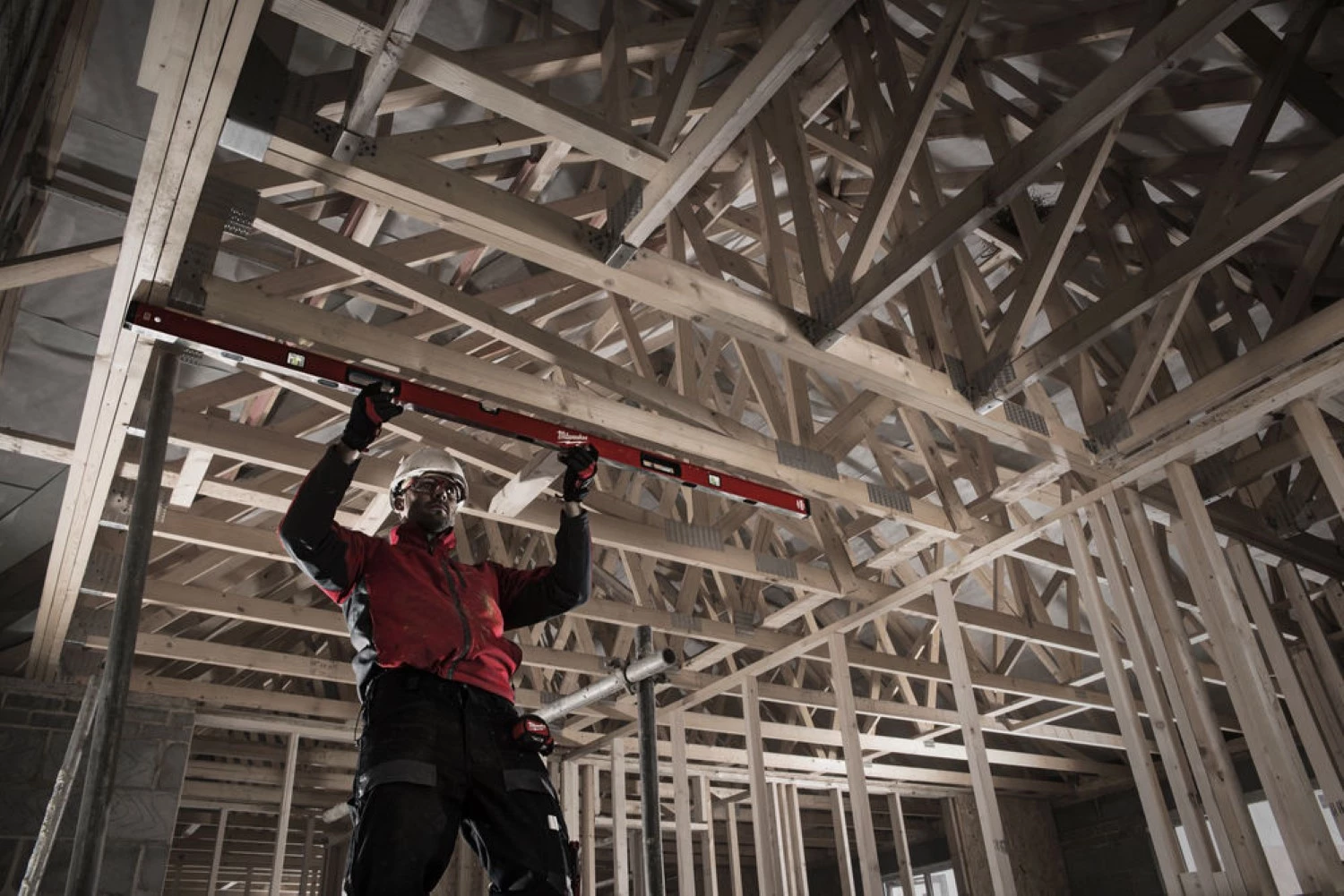 Milwaukee Redstick Backbone 180 Niveau à bulles - 180 cm-image