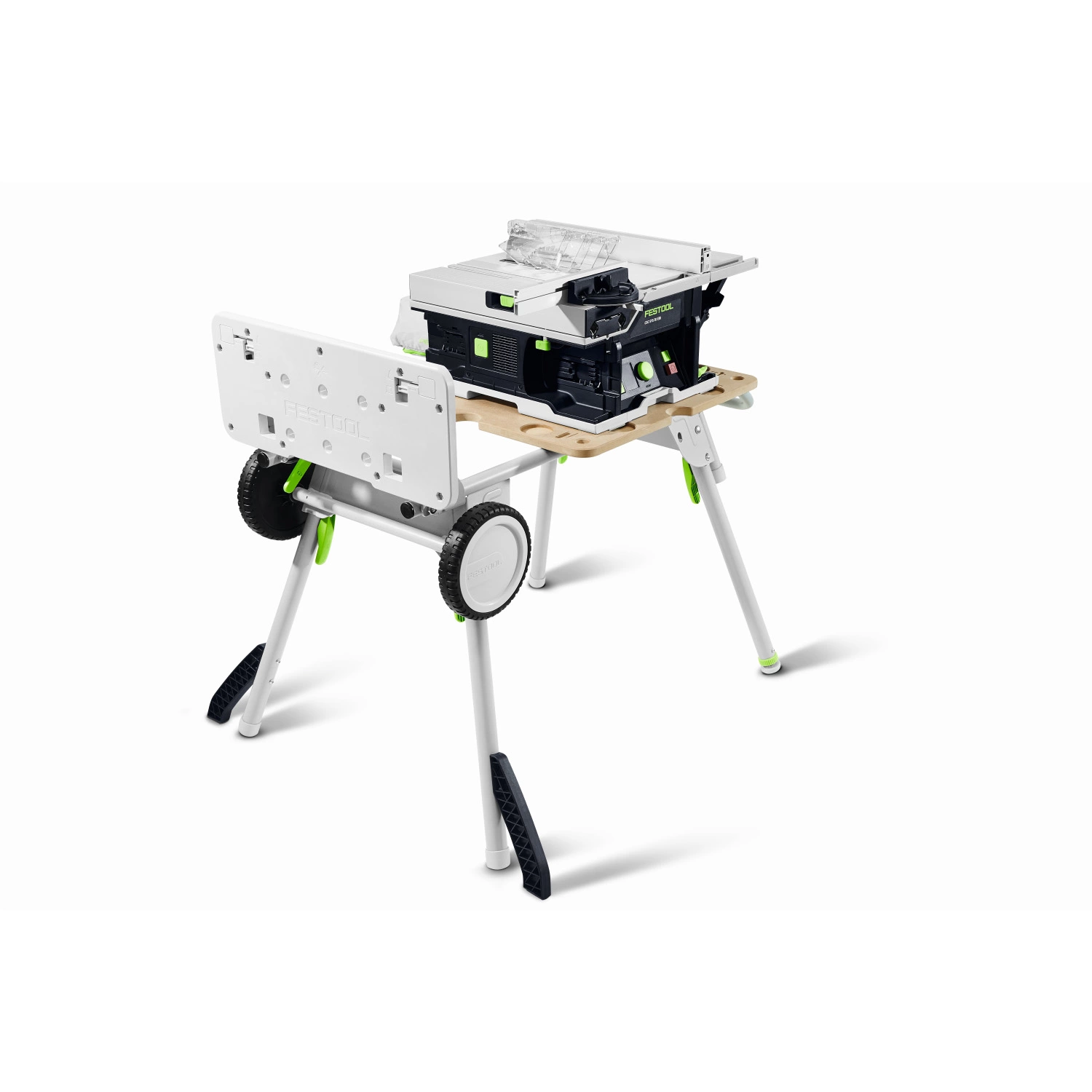 Festool CSC SYS 50 EBI-Basic-Set 36V (2x18V) Accu tafelcirkelzaag body incl. onderstel en accessoires - 168mm-image