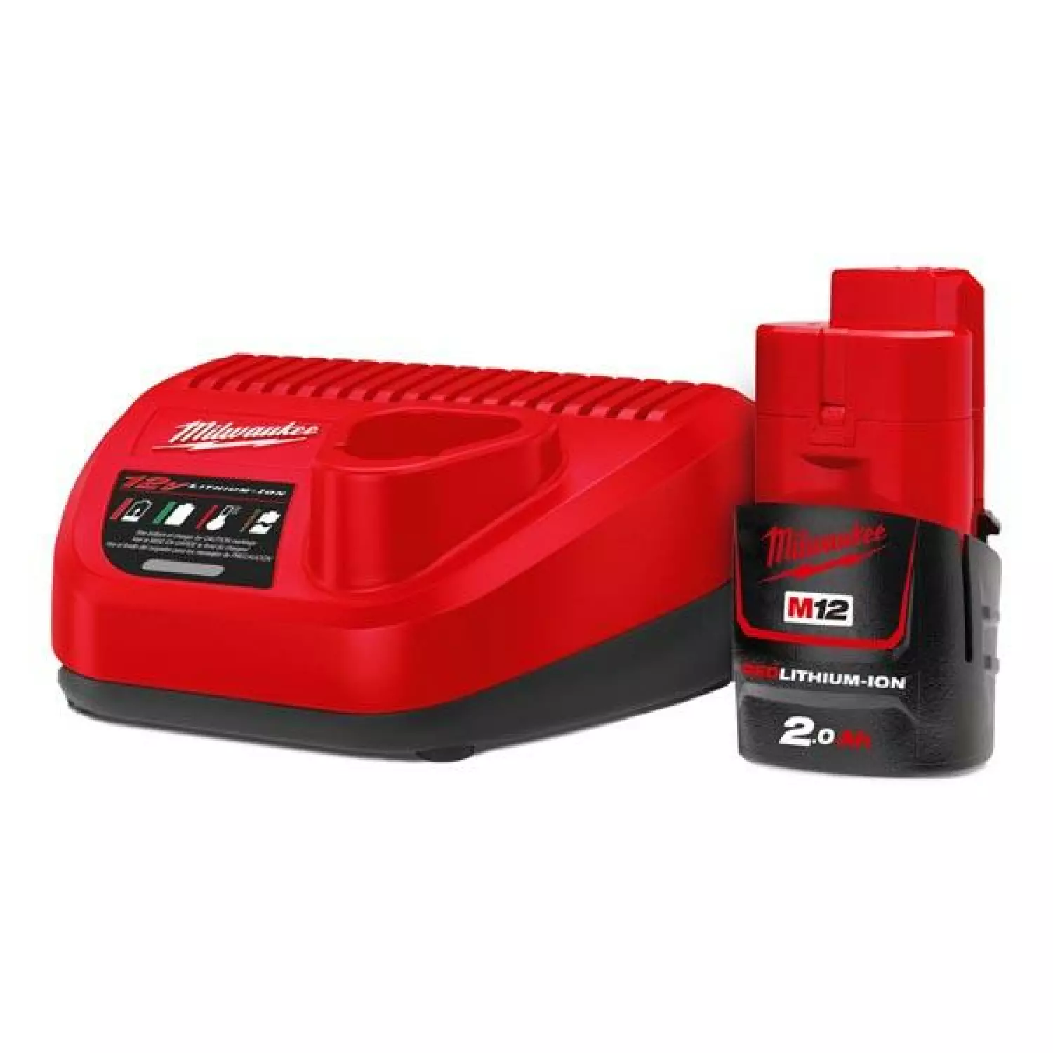 Milwaukee M12NRG-201 - Kit de batterie et chargeur 12V Li-Ion-image