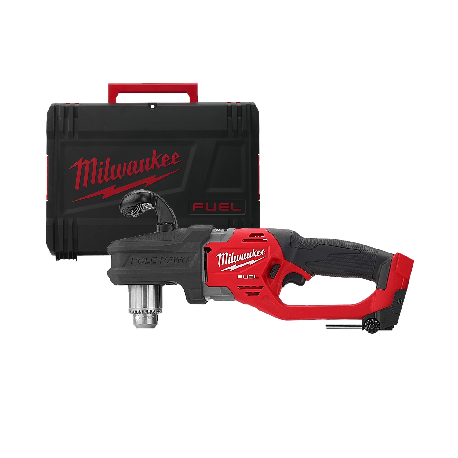Milwaukee M18 CRAD2-0X 18V Li-Ion accu haakse boormachine body in HD-Box - 30Nm - koolborstelloos-image