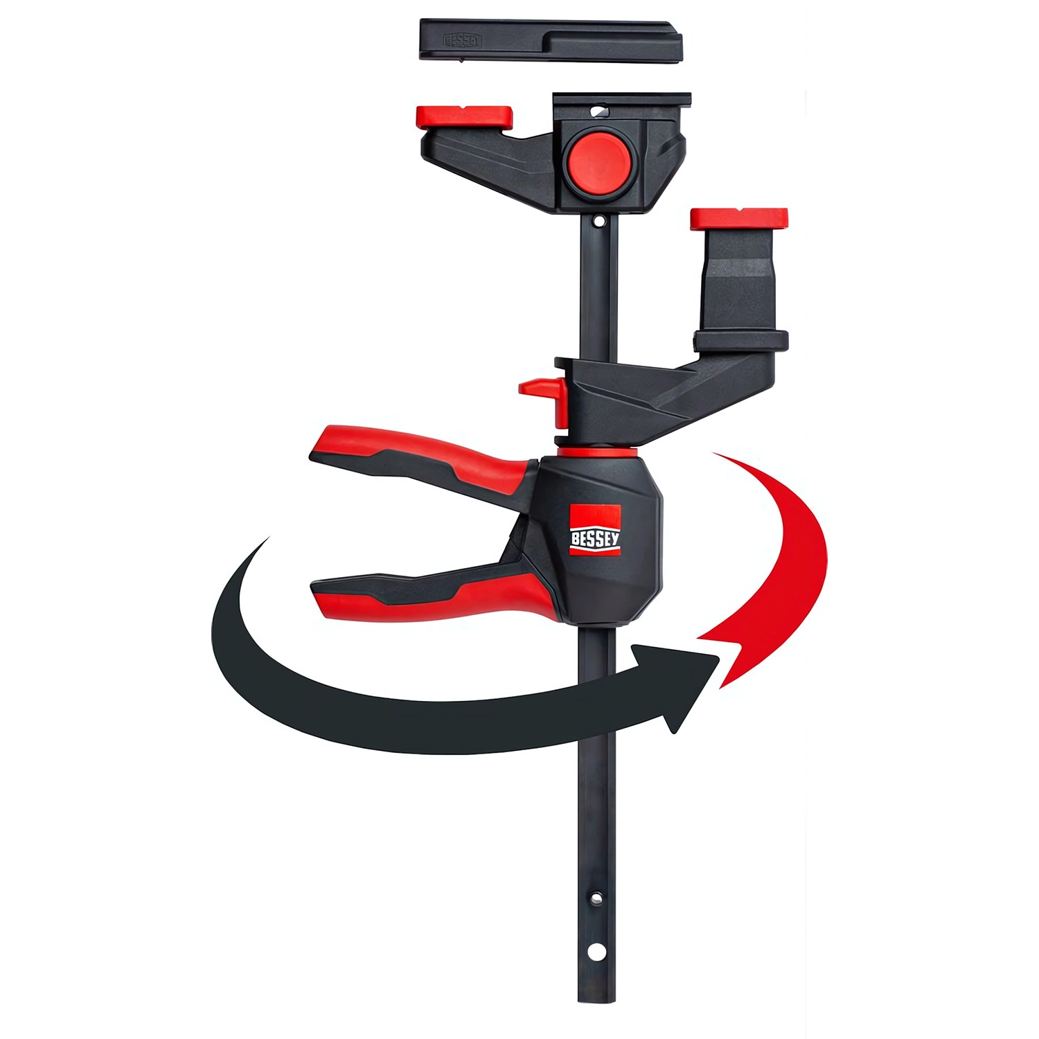 Bessey EZR360-15SET Jeu de serre-joints à une main pour rails de guidage - 150 x 60mm