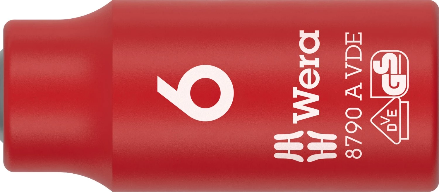 Wera 05005930001 8790 B VDE Zyklop douille isolée - 1/4« - 6 mm-image