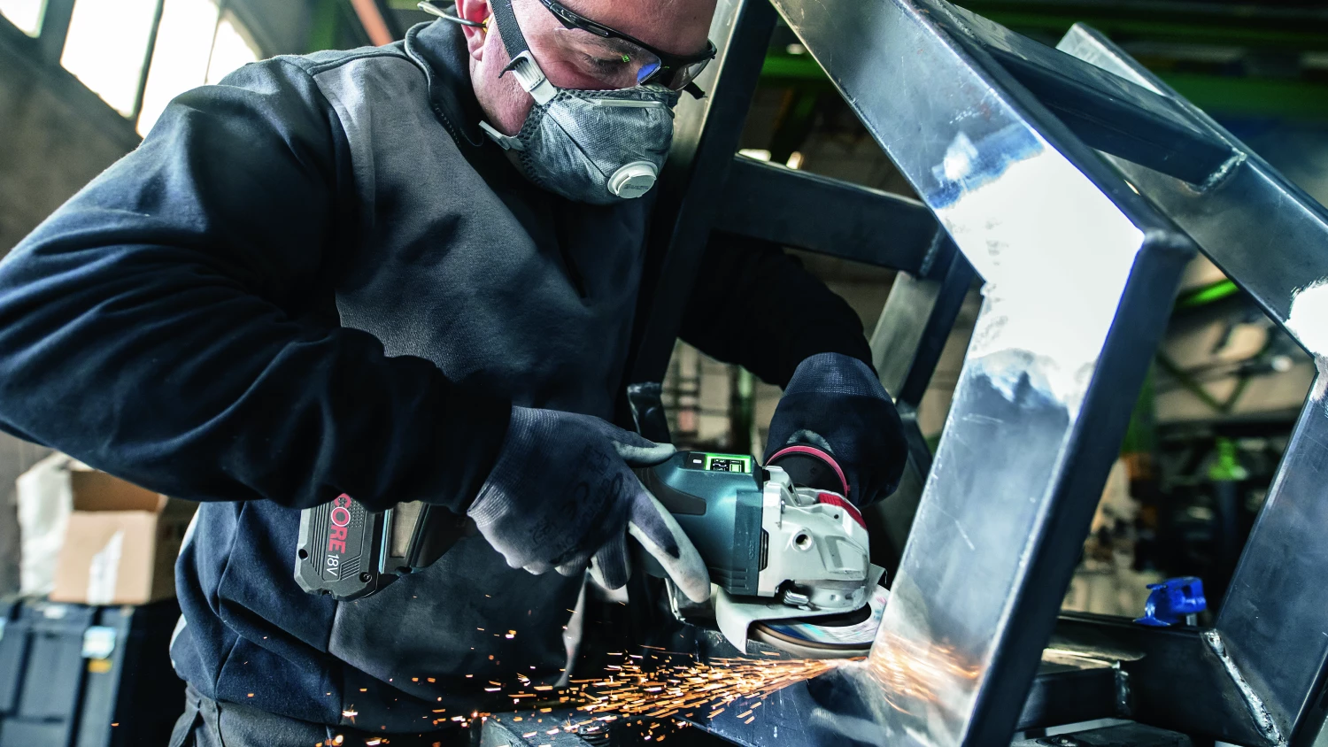 Bosch 2608619204 - X-LOCK disque à lamelles Best for Metal bombée, fibre de verre, Ø125mm, G 120, X571-image