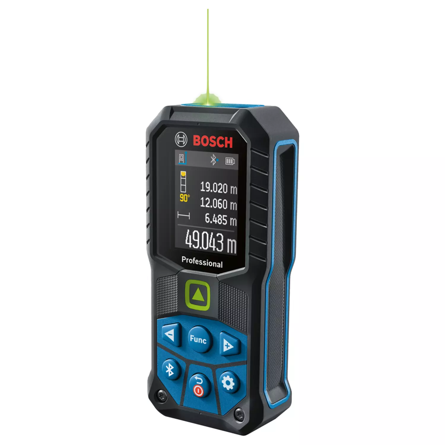 Bosch 0601072U01 - Télémètre laser GLM 50-27 CG, BA 3.7V 1.0Ah A et câble USB-C™ 1 608 M00 C43, dragonne et housse de protection-image