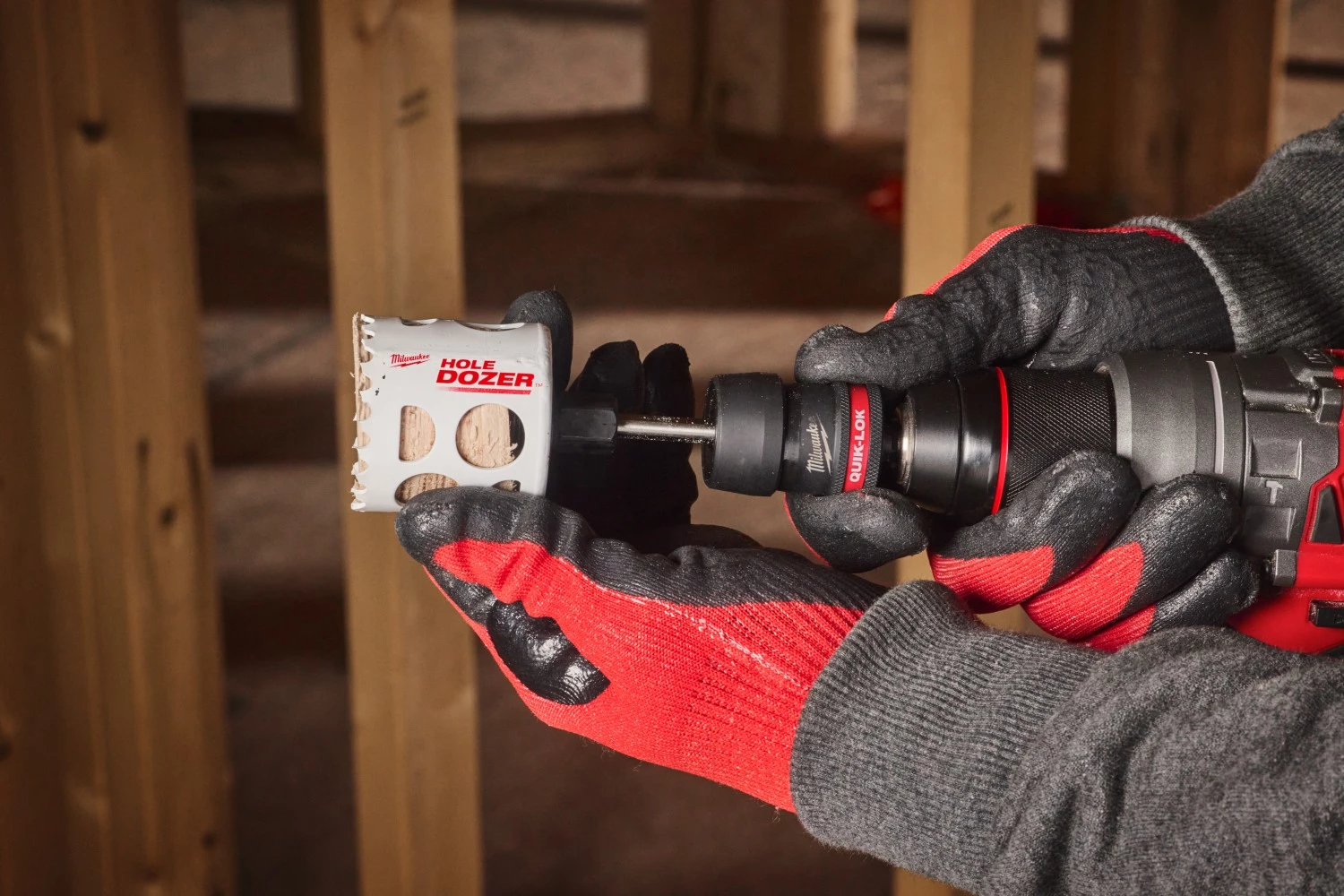 Milwaukee 4932500548 Quick-lock 9,5mm HEX universle gatzaaghouder - 14-30mm - adapter