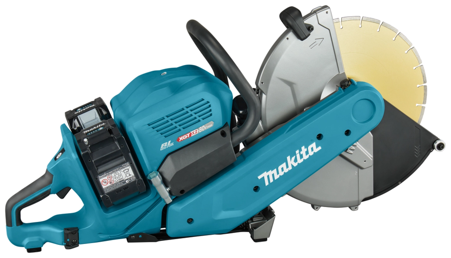 Makita CE002GT202X XGT 2x40V Max batterie Li-ion Ensemble de Meuleuses de porte (2x 5.0Ah) en Mbox - 355mm-image