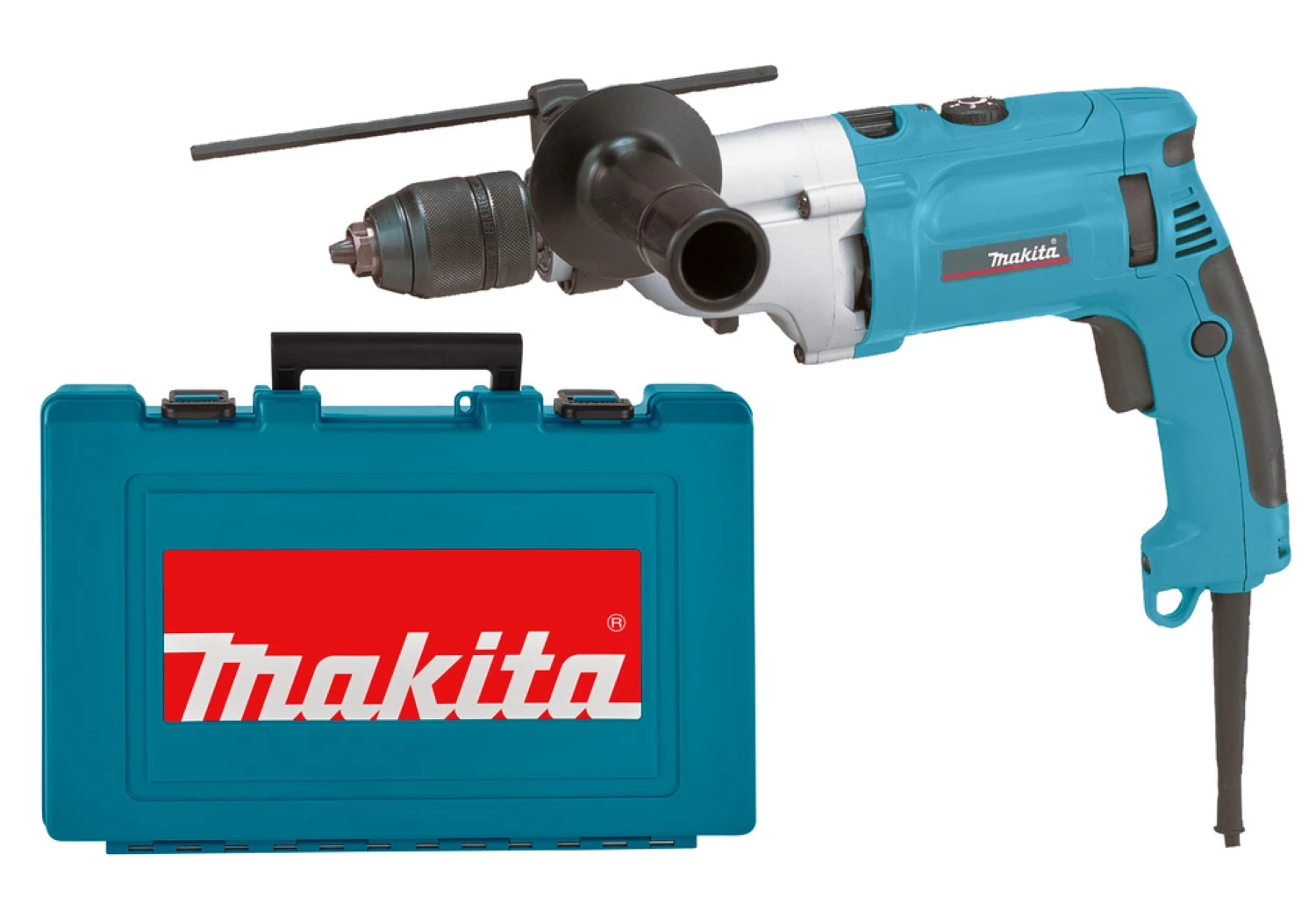 Perceuse à Percussion Makita HP2071F - dans coffret - 1010W-image