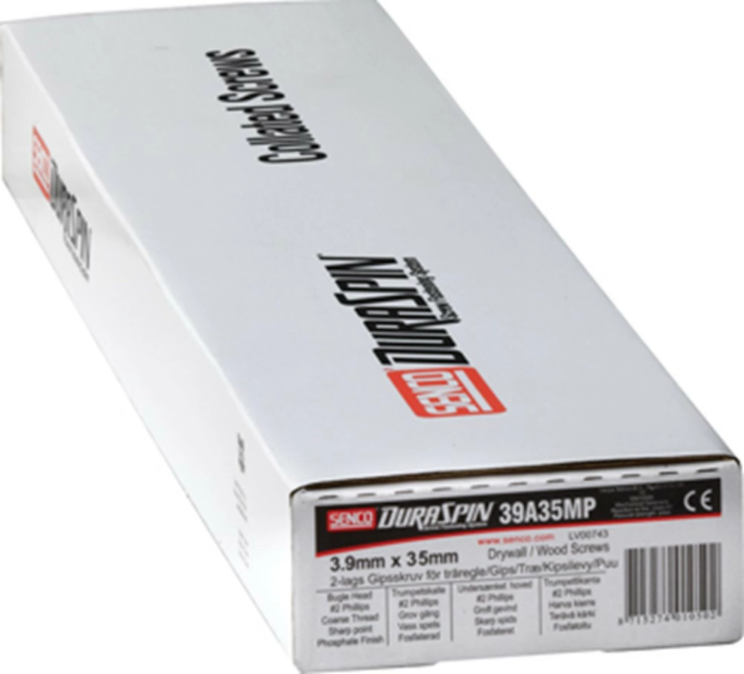 Senco 39J30MP Vis pour panneau de fibres de plâtre sur montants en bois ou en métal - 3.9x30mm (1000pcs)-image