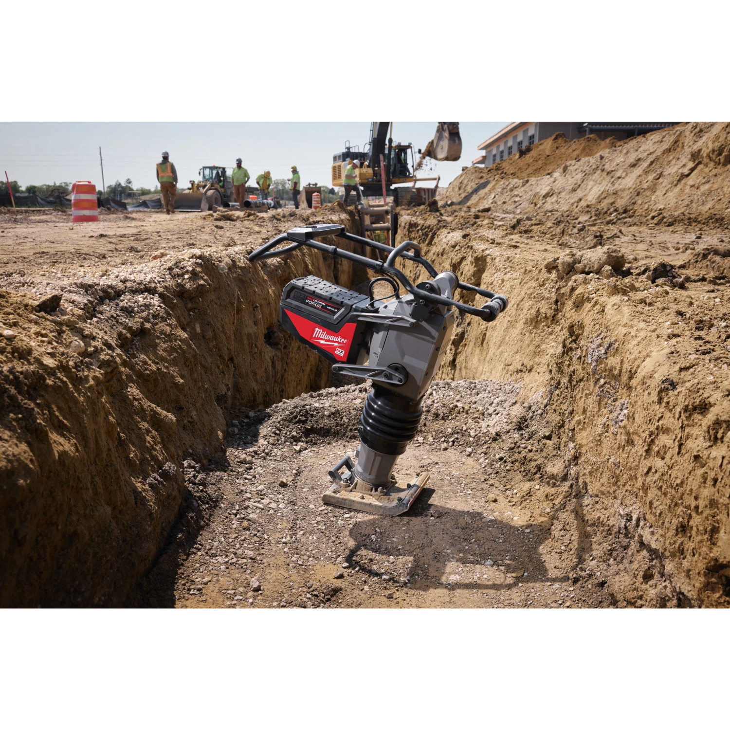 Milwaukee MXF RAM60-122 MX Fuel set de pilonneuse sans fil (2x batterie 12.0Ah)-image