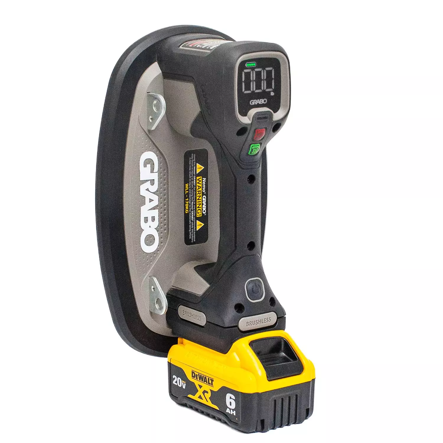 Grabo Pro Brushless Elektrische Vacuüm Tegeldrager Complete set in systainer - 120kg-image