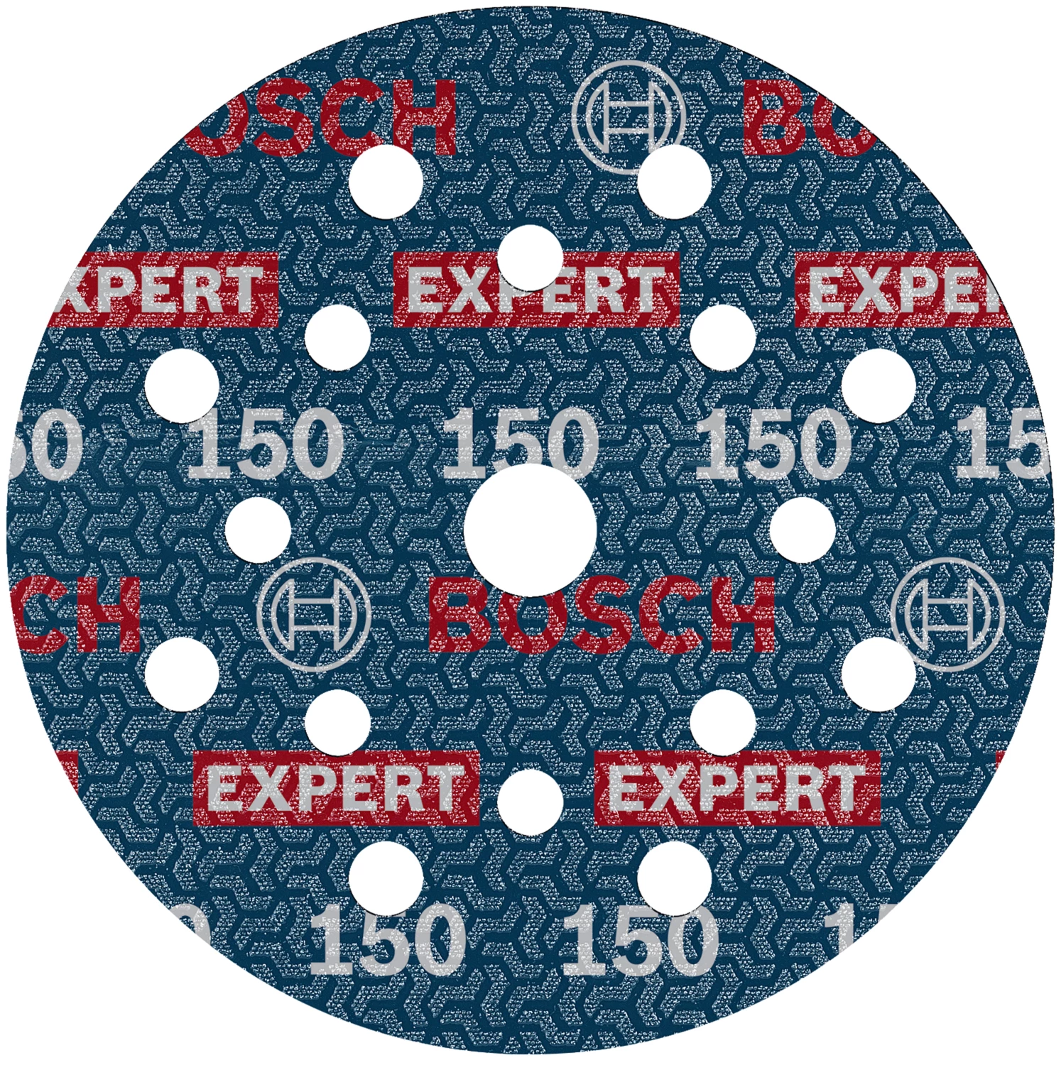Bosch 2608902402 Disque abrasif EXPERT O780 avec support film - 125 mm - K150 (6 pièces)-image