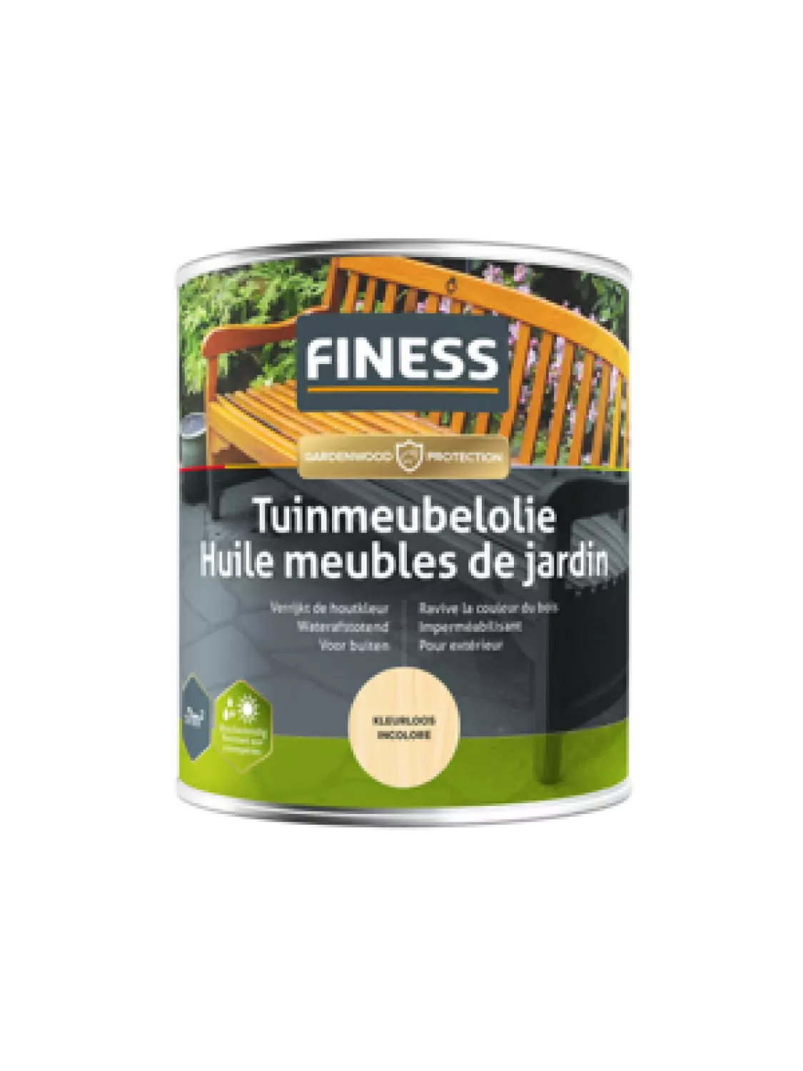 Finess Tuinmeubelolie - Kleurloos - 750ml