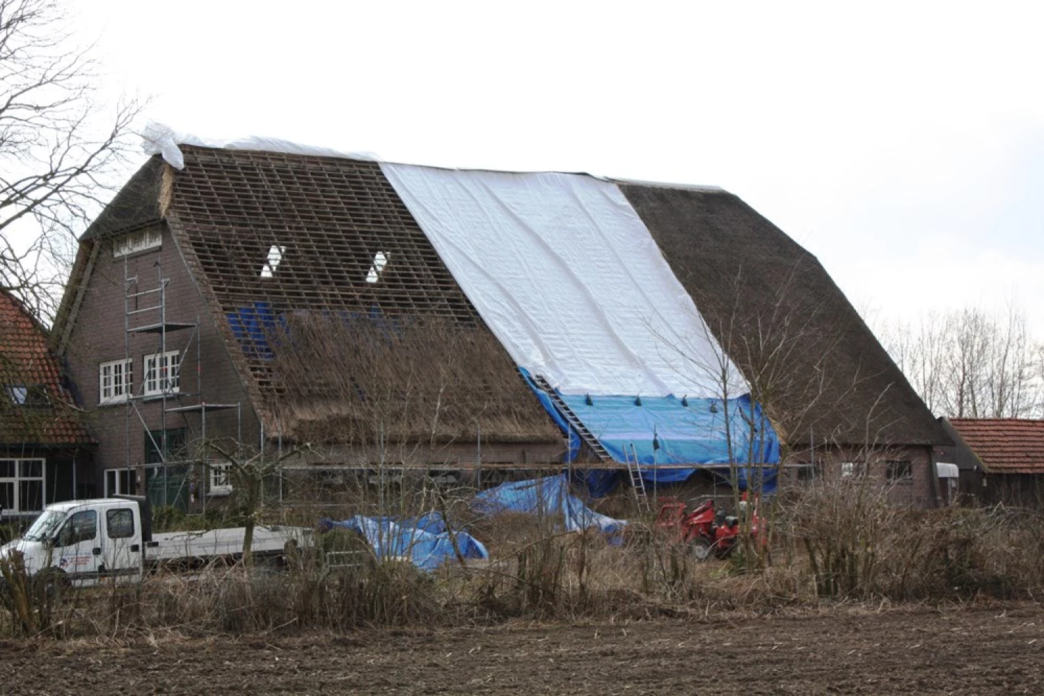 Little Jumbo 34221012 bâche - blanc - 10 x 12 m - 220 g/m²-image