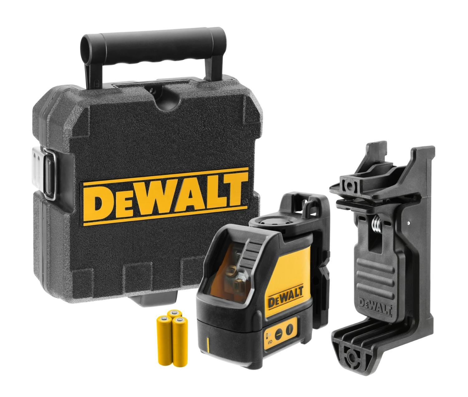 Dewalt DW088KPOL laser à lignes croisées à nivellement automatique dans un coffret (DW088K) & colonne (DE0882) - 15 m-image