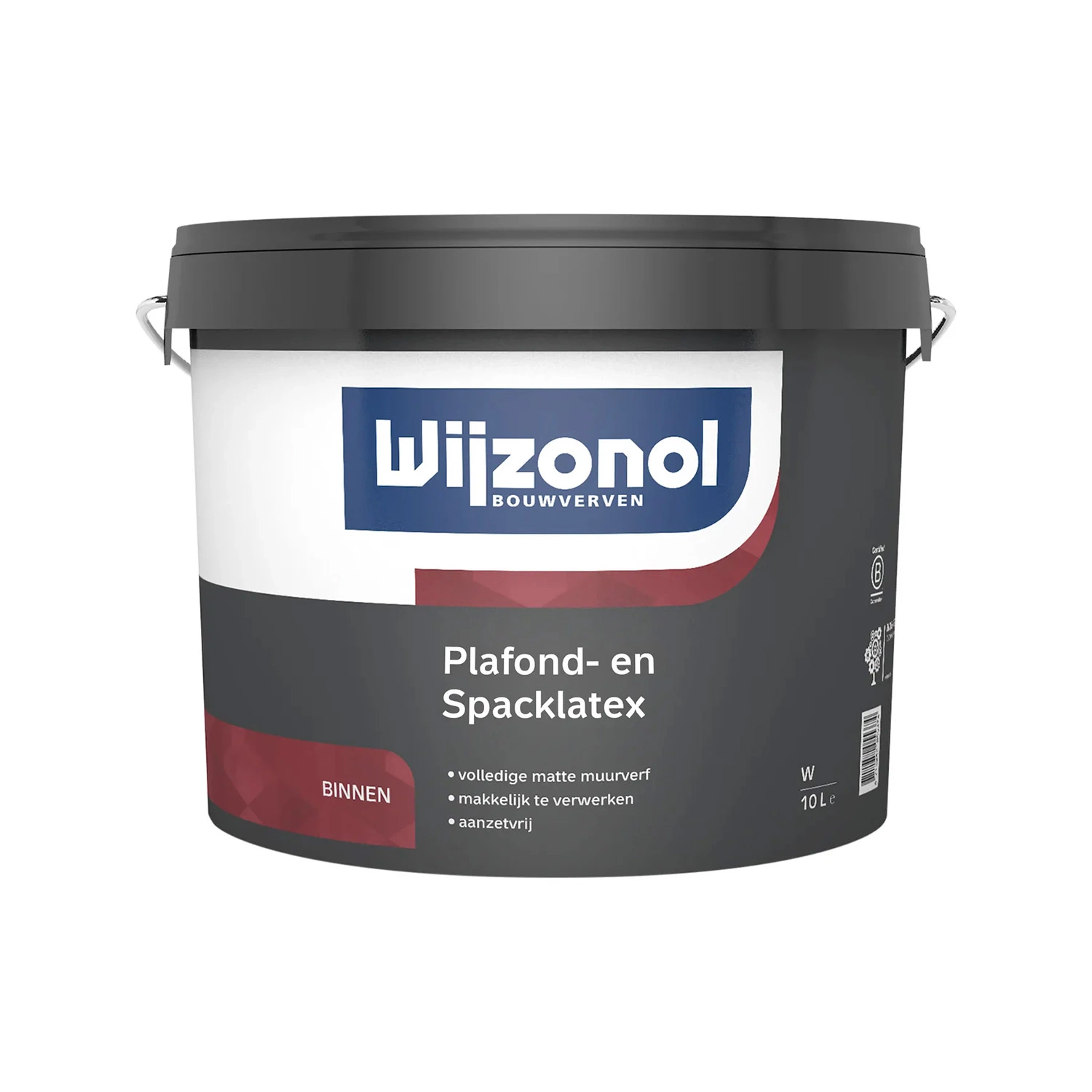 Wijzonol Plafond- en spacklatex - 10L-image