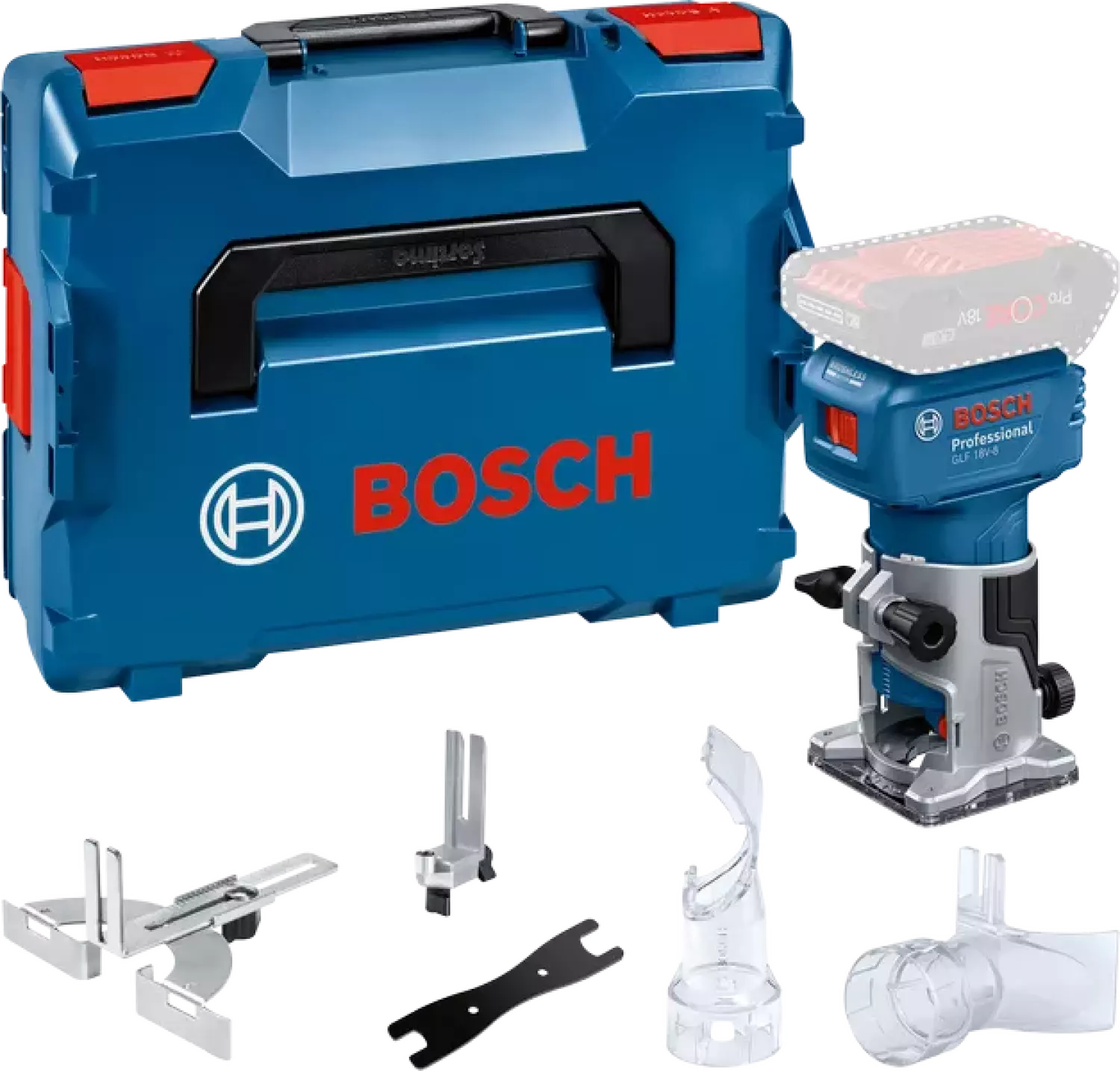 Bosch GLF 18V-8 accu Kantenfrees body in L-Boxx - 8mm-image