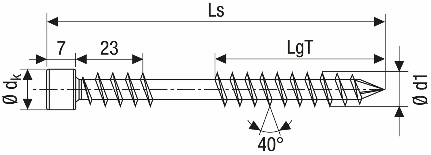 SPAX RVS Terrasschroeven Fixeerdraad - T25 - 8.0x120 mm (50st)-image