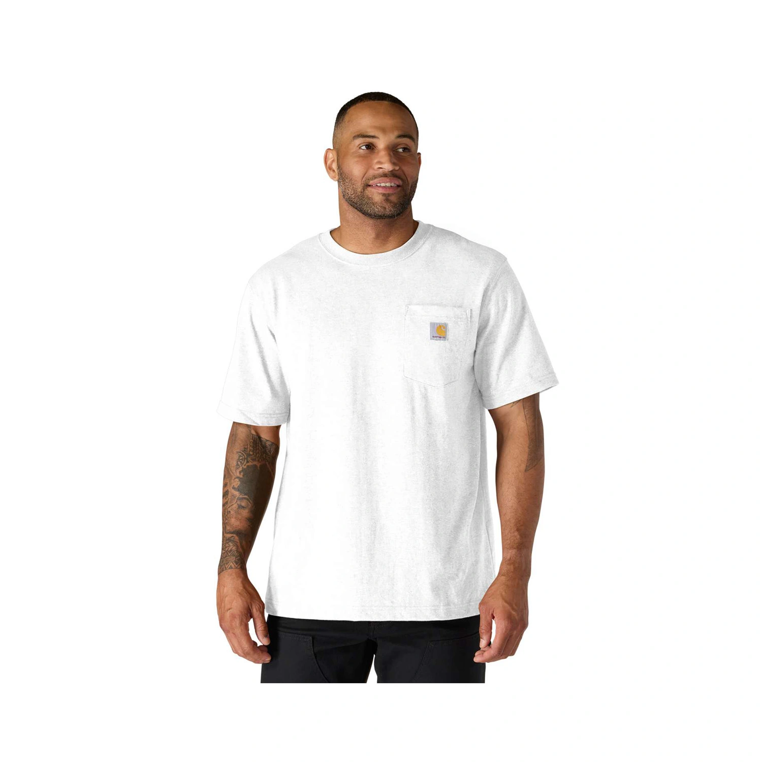 Carhartt Dearborn Pocket T-Shirt - Wit - L