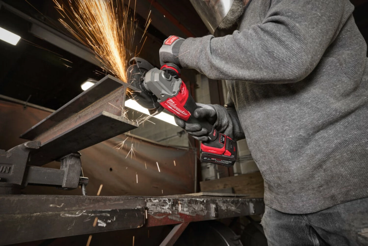 Milwaukee M18 FHSAGO125VXPDB2-0X 18V Li-ion accu Haakse slijper in HD Box - 125mm-image