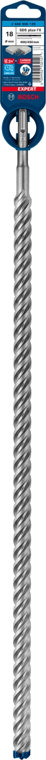 Bosch 2608900139 EXPERT Foret SDS Plus-7X - 18x400x450mm-image