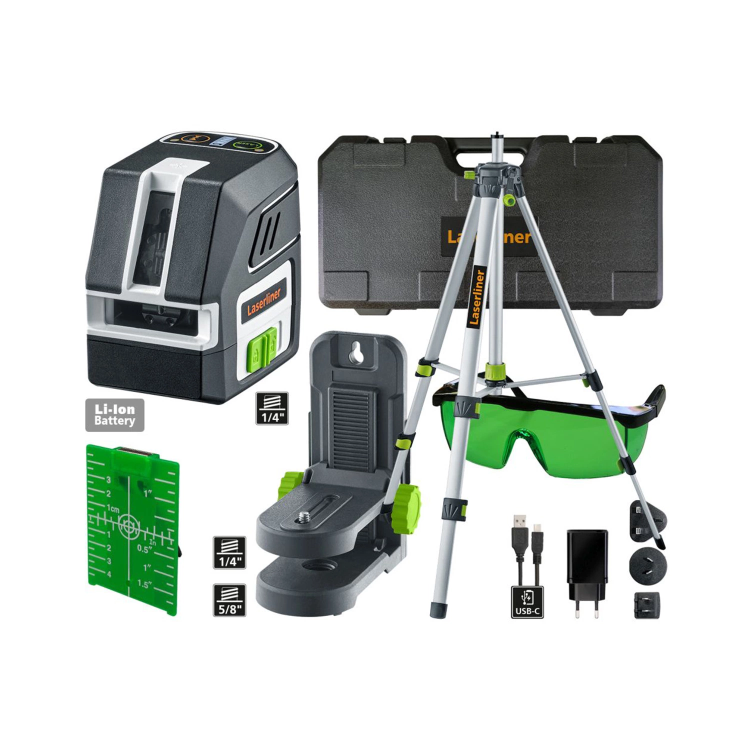 Laserliner PocketCross-Laser 2G incl. koffer + statief-image