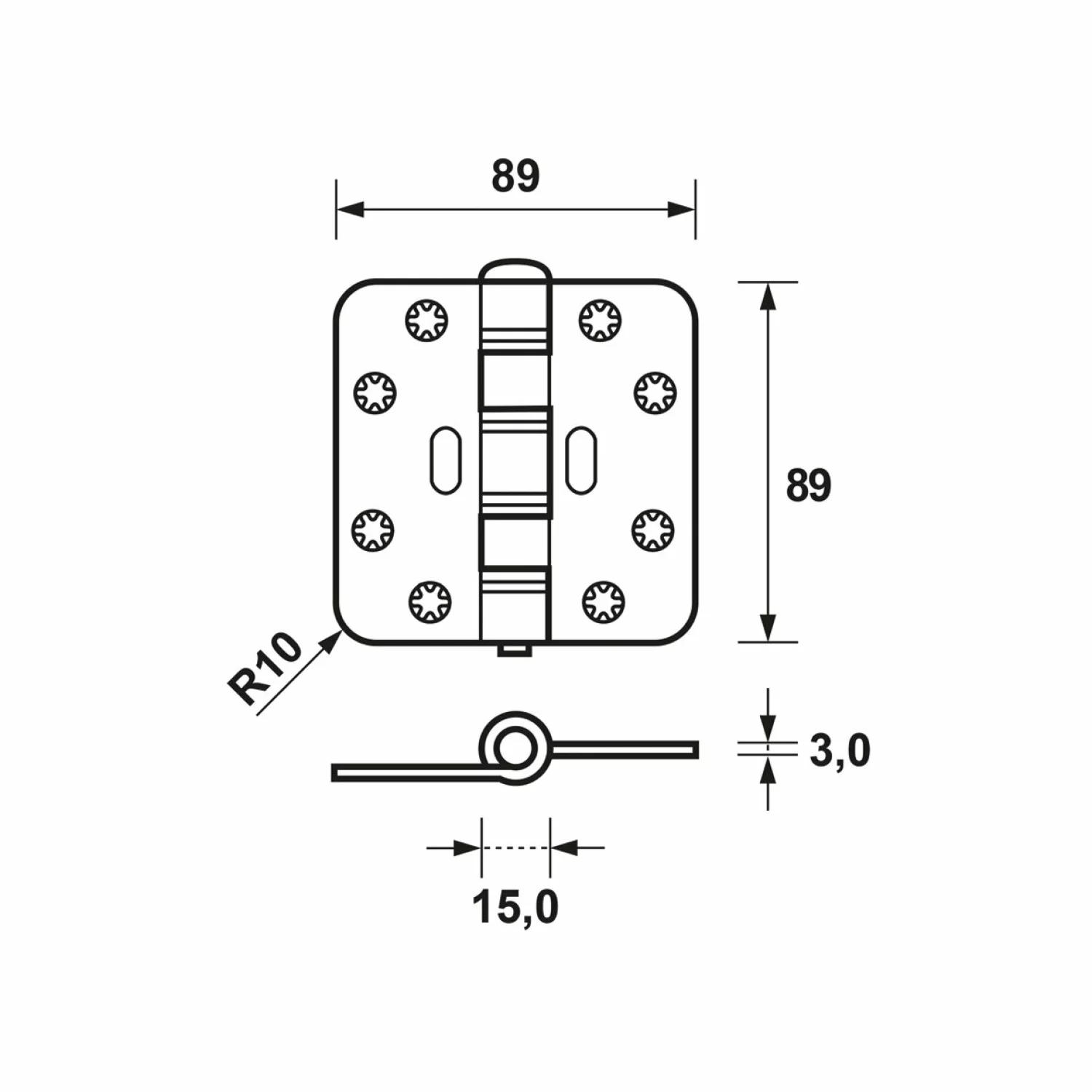 AXA 16770956E Charnière intelligente Easyfix-image