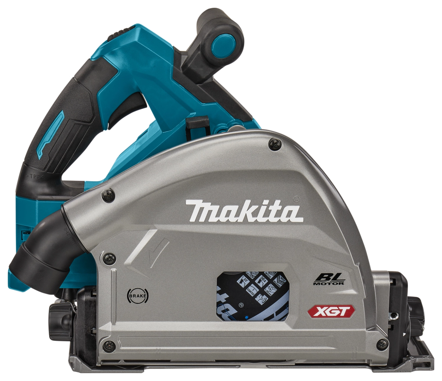 Makita SP001GM102 XGT40V Max Li-Ion batterie Scie circulaire plongeante (batterie 4,0 Ah) dans Mbox - 165 mm-image