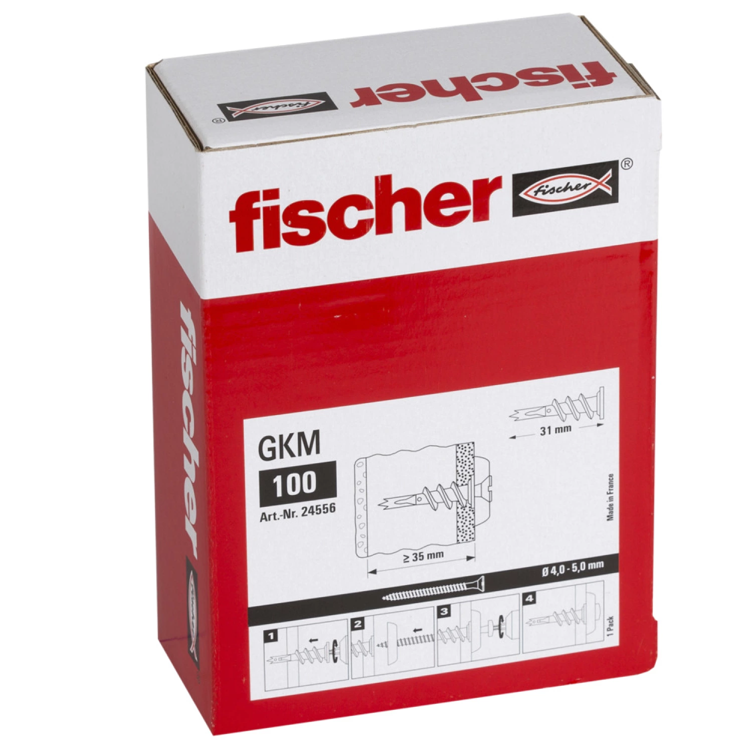 Fischer 24556 Metalen gipsplaatplug GKM (100st)-image