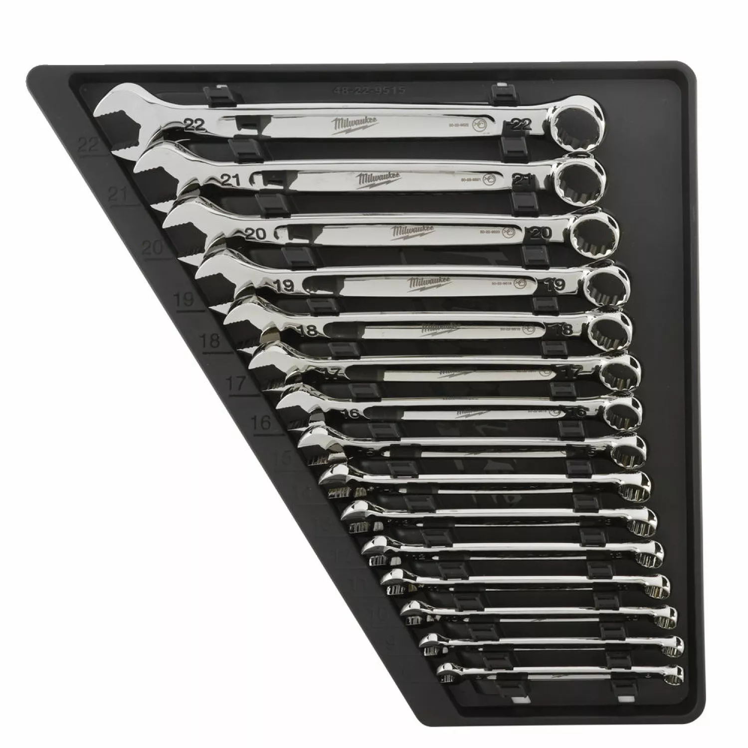 Milwaukee 4932464994 15-pcs clé à cliquet set - métrique-image