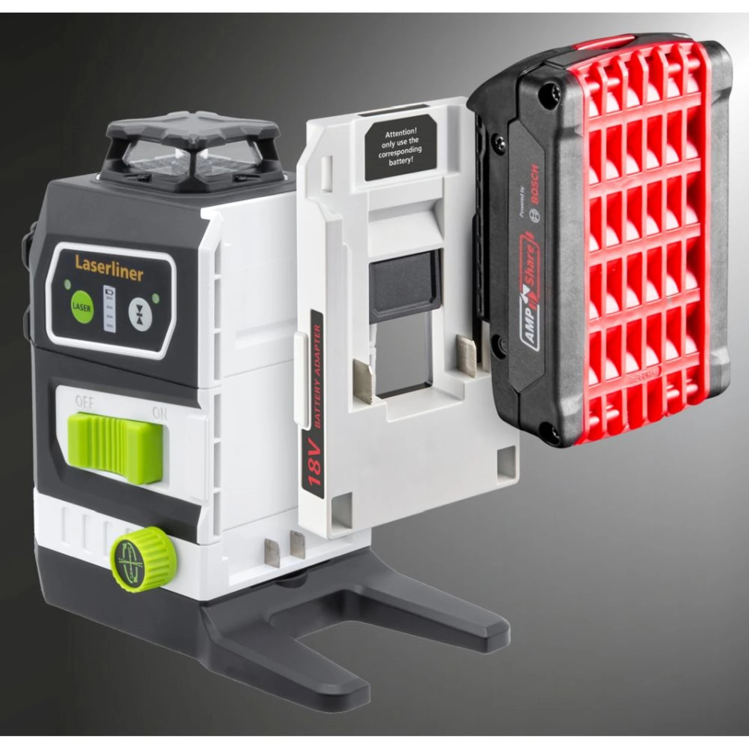 Laserliner PowerPlane 3G Multi-18V batterij adapter voor Bosch-image