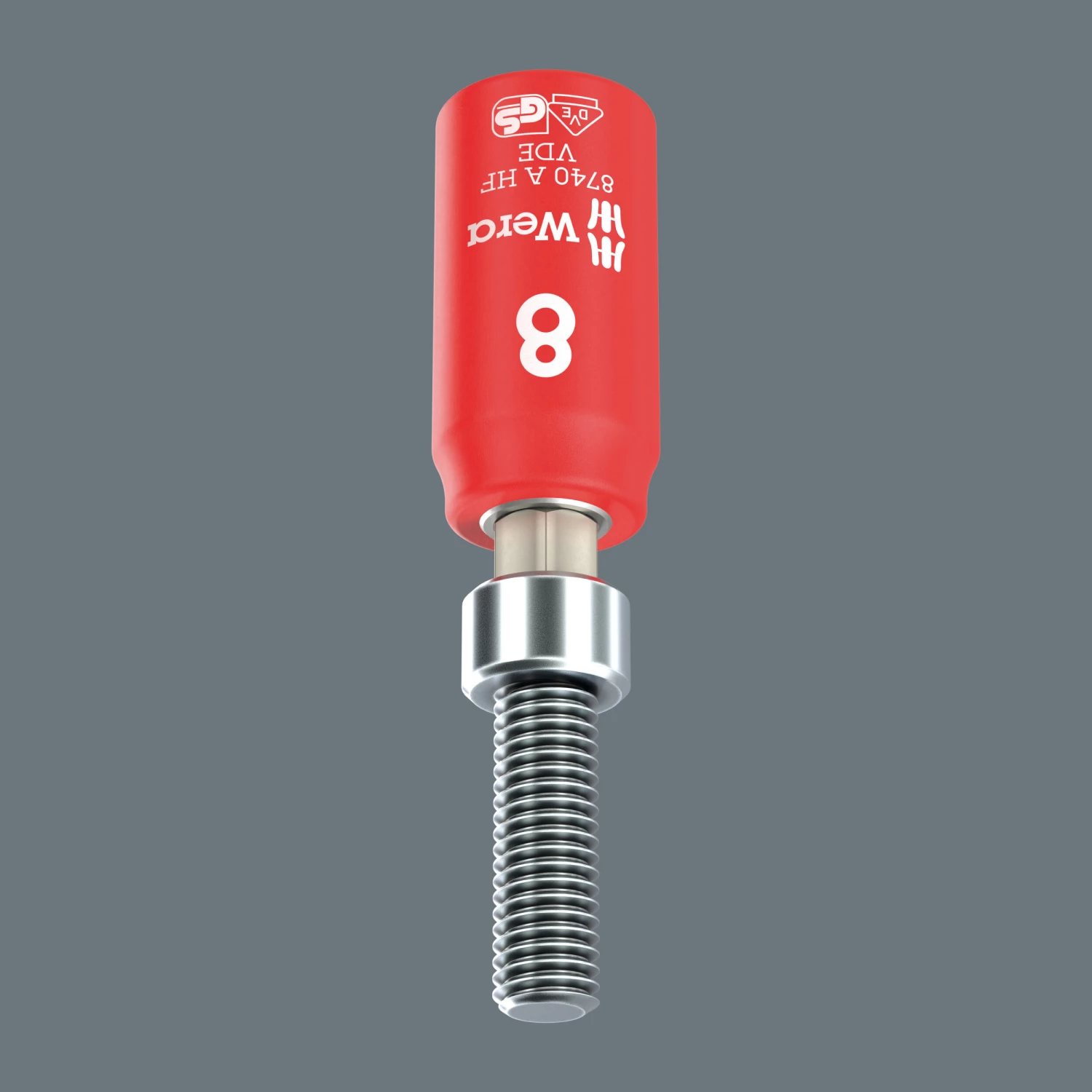 Wera 05005900001 8740 B VDE HF Zyklop embout isolé - 1/4 » - 3 mm-image