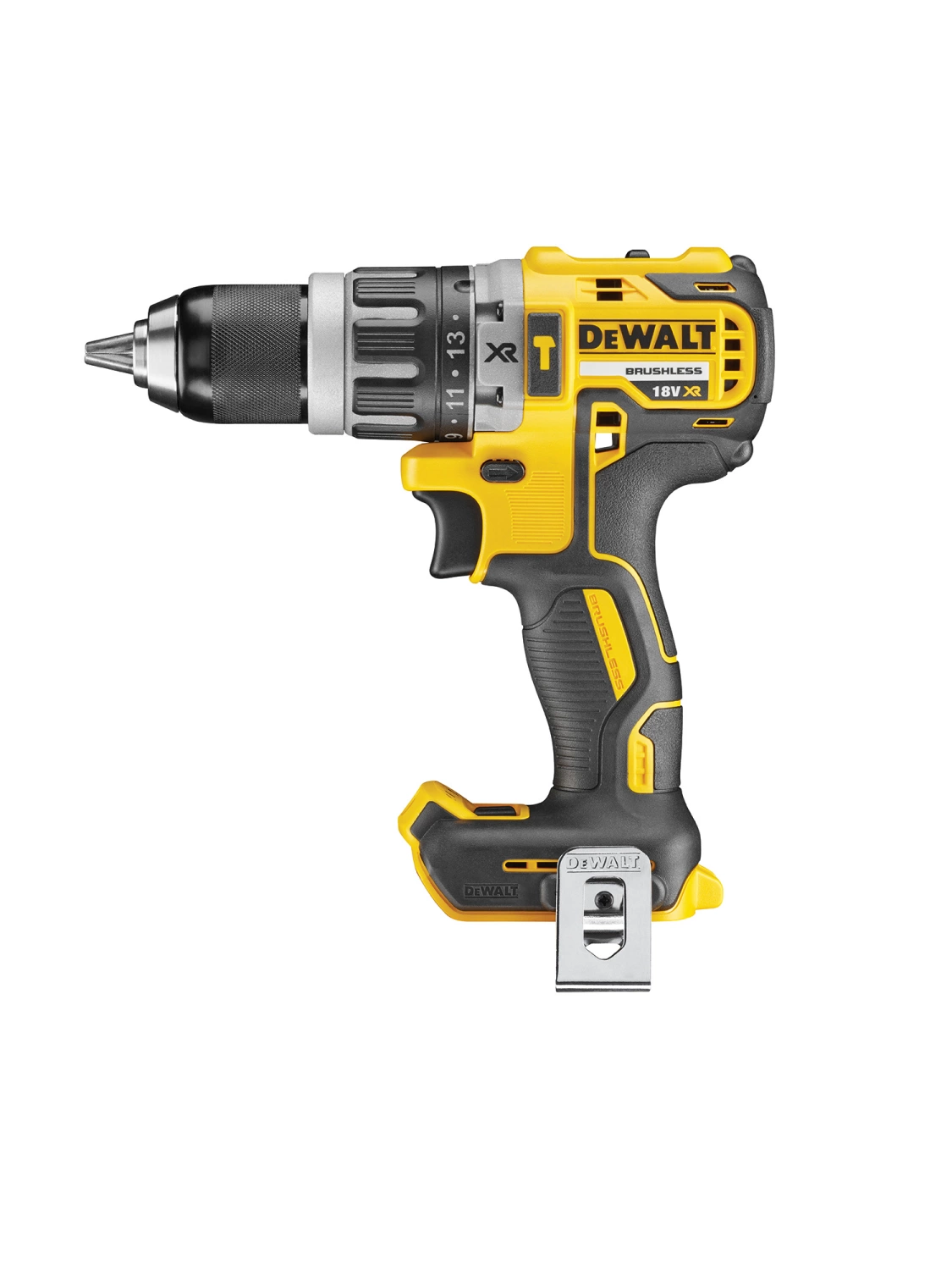 DeWALT DCK2080P2T 18V Li-ion XR accu klopboor-/schroefmachine (DCD796) & accu haakse slijper (DCG405) combiset (2x 5.0Ah) in TSTAK - koolborstelloos-image