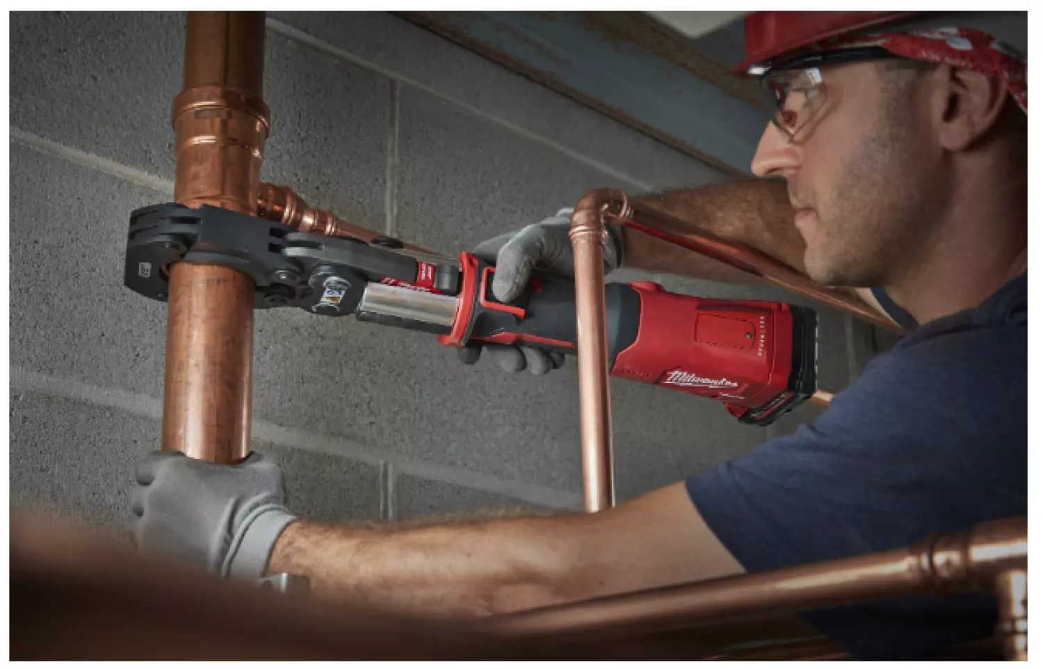 Milwaukee M18 ONEBLHPT-302C M-set Pince à sertir sans fil-image
