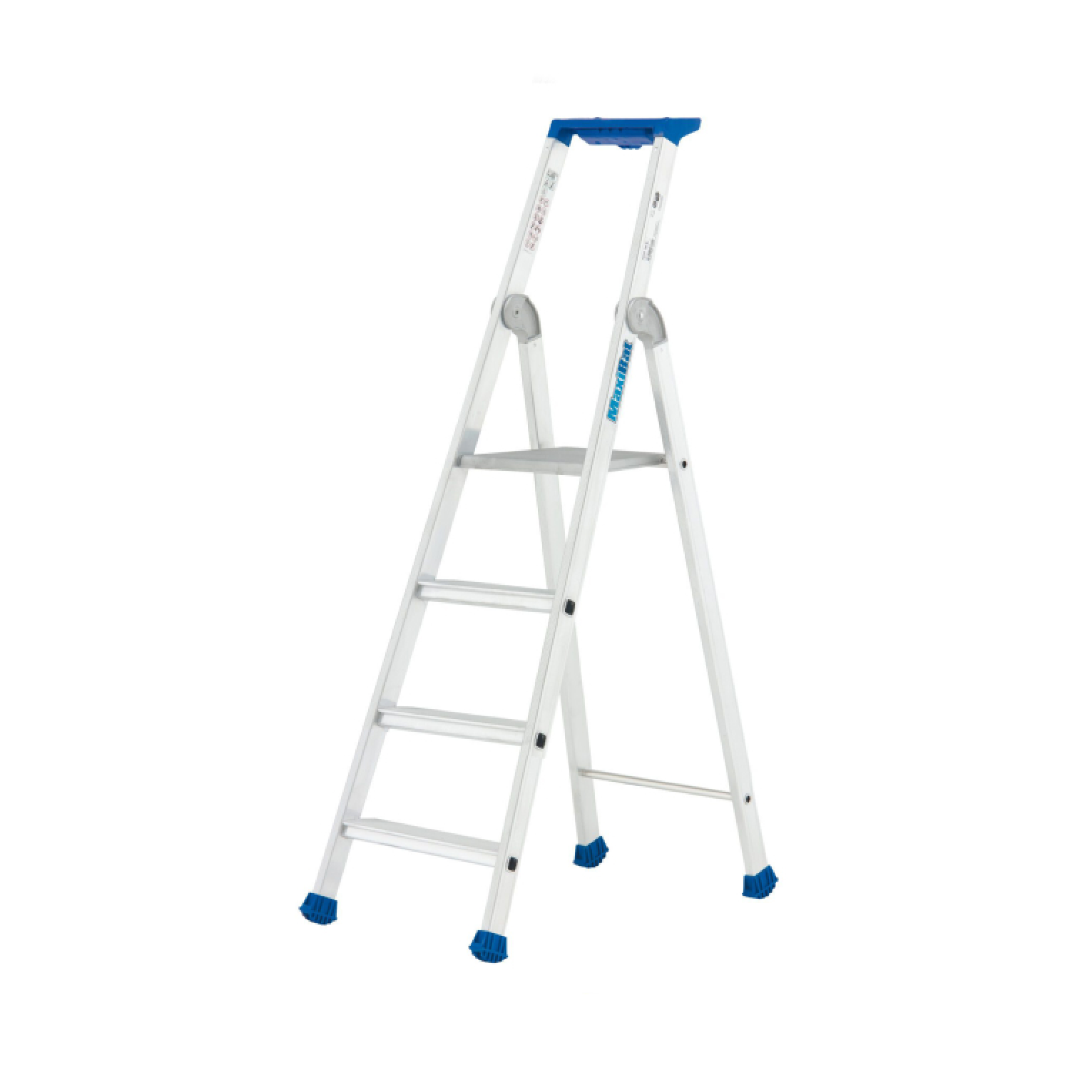 Little Jumbo 1223750104 Maxibat 2375 Échelle - Simple - Aluminium - 1 x 4 marches - hauteur de travail max. 2,89 m-image